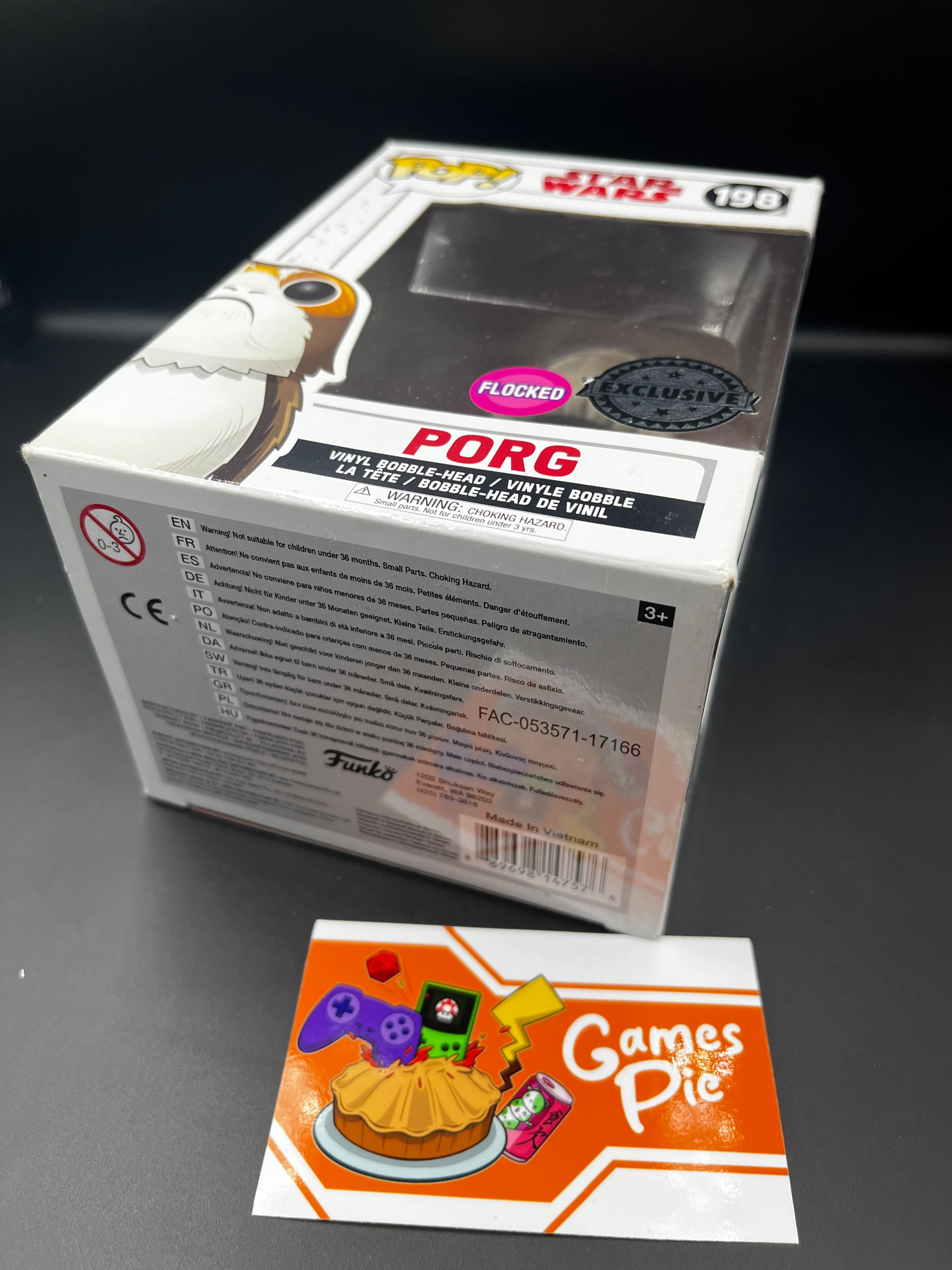 Funko POP! 198 Star Wars Porg Flocked Exclusive