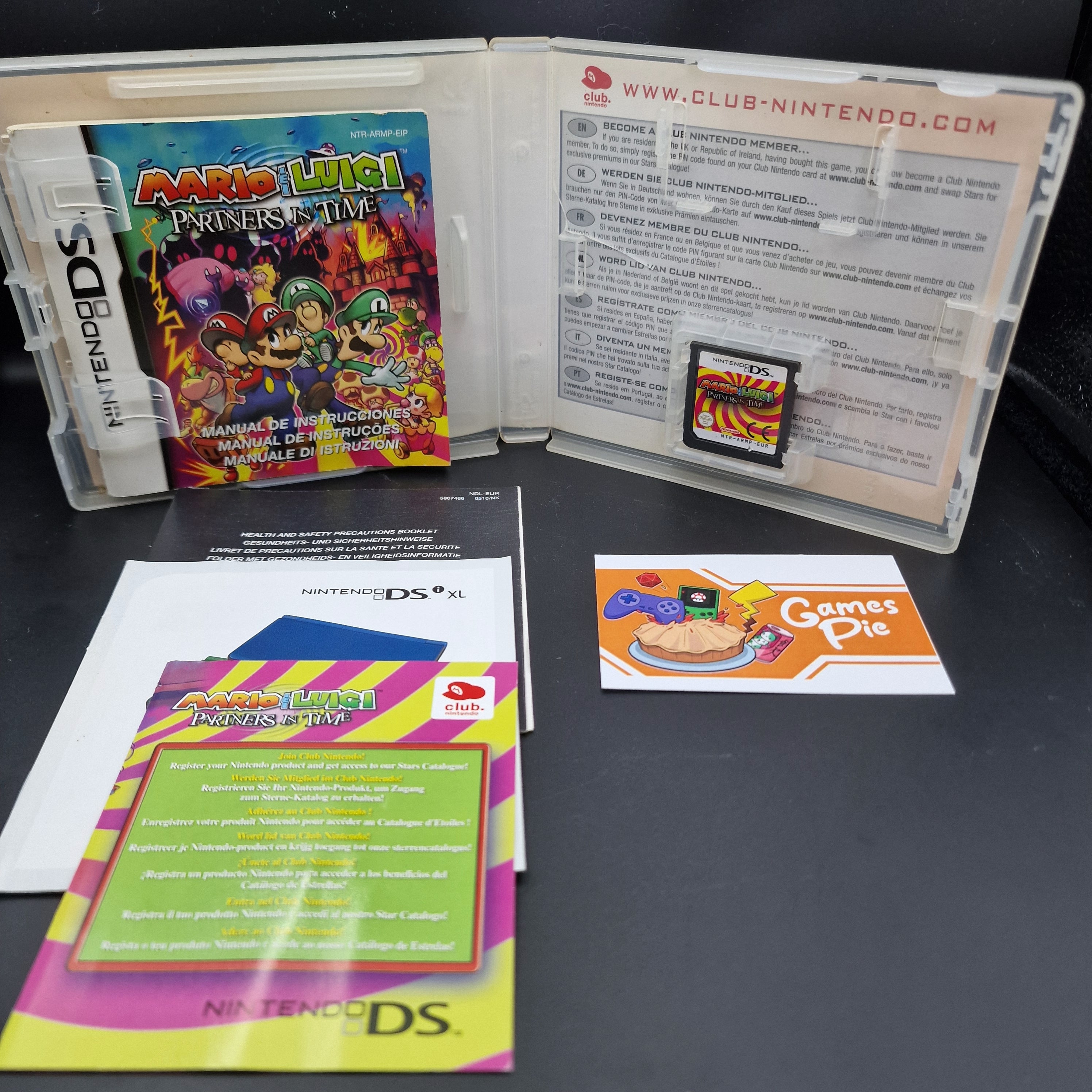Mario & Luigi Partners In Time Nintendo DS