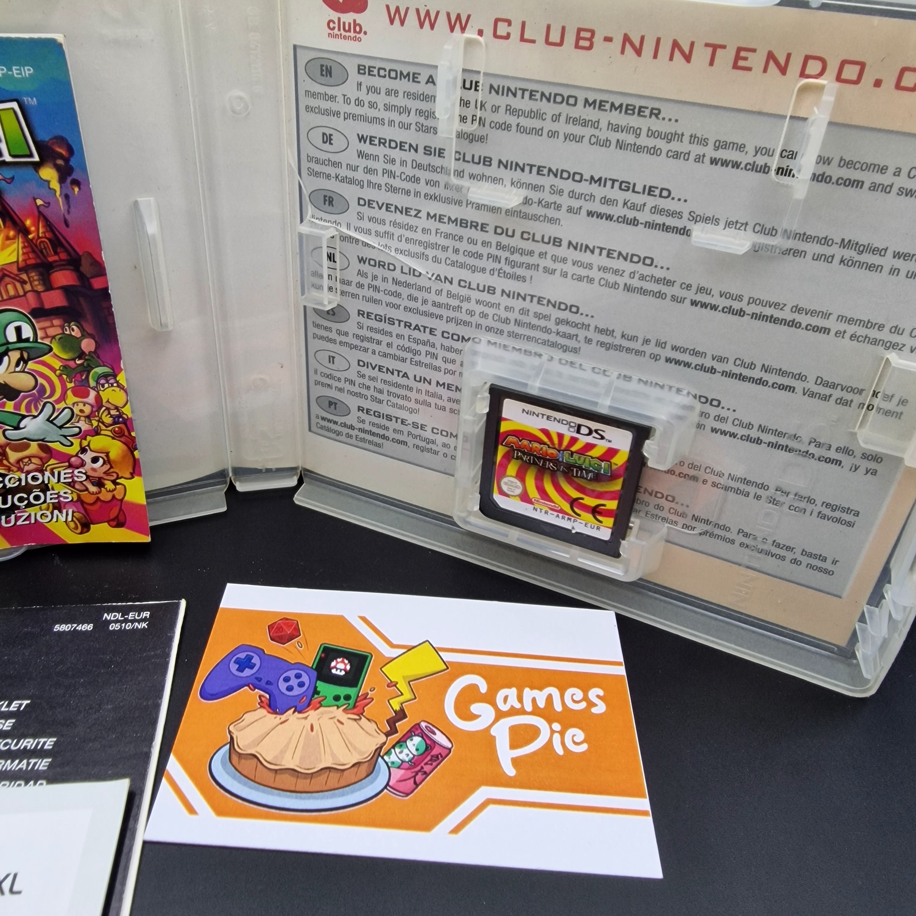Mario & Luigi Partners In Time Nintendo DS