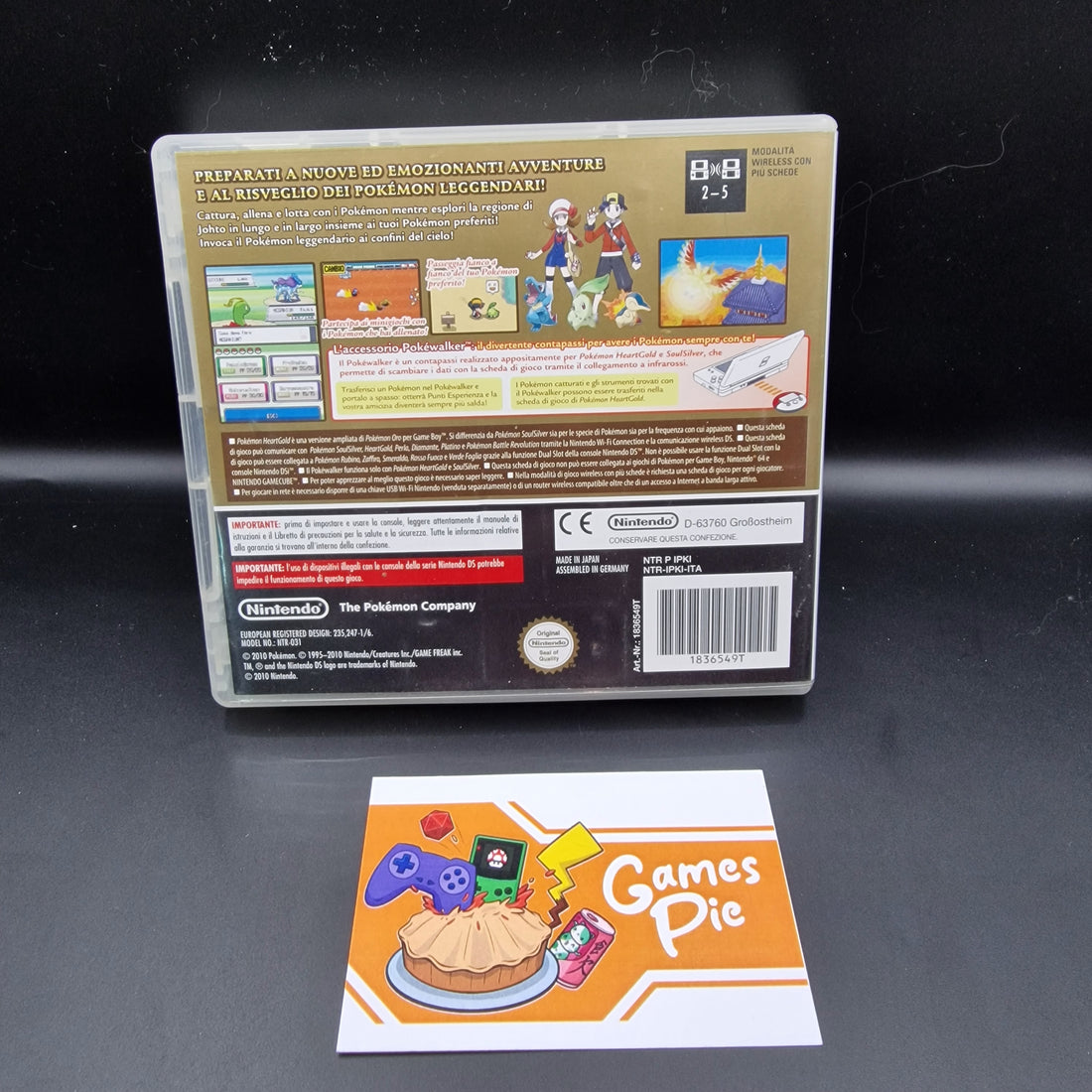 Pokémon Oro HeartGold Nintendo DS