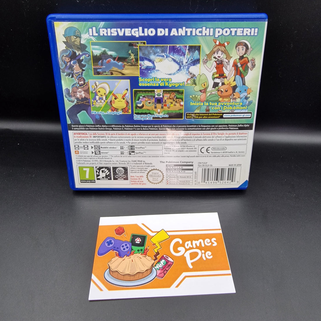 Pokémon Zaffiro Alpha Nintendo 3DS