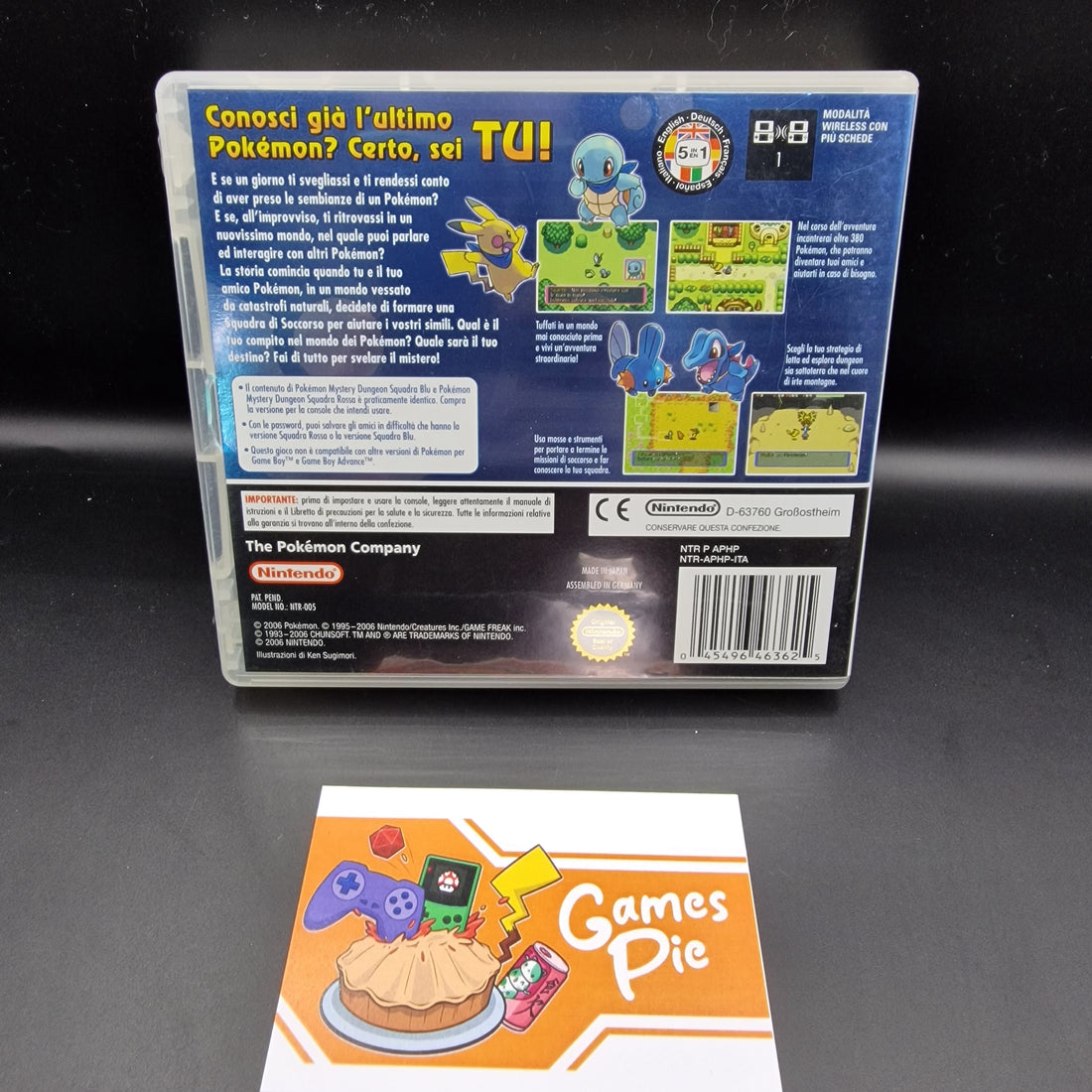 Pokémon Mystery Dungeon Squadra Blu Nintendo DS