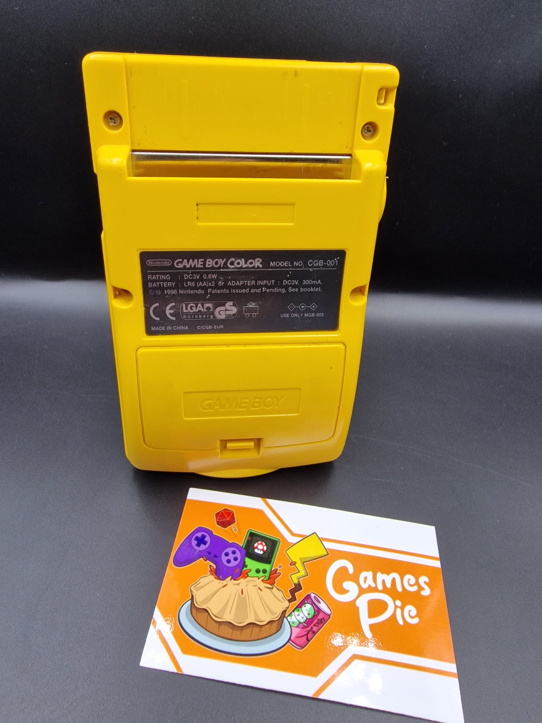 GameBoy Color Giallo
