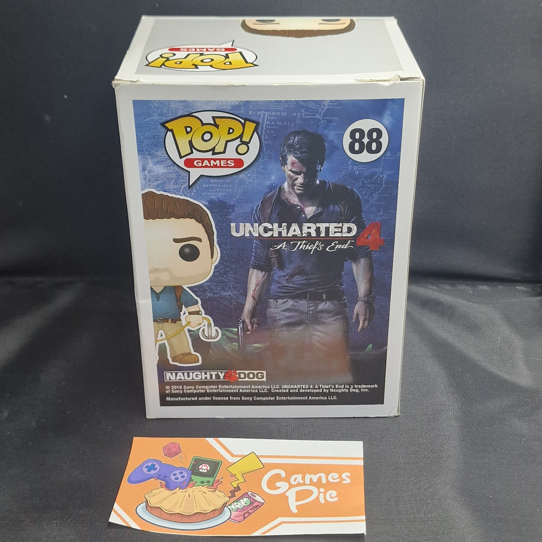 Funko Pop! Games 88 Uncharted 4 Nathan Drake