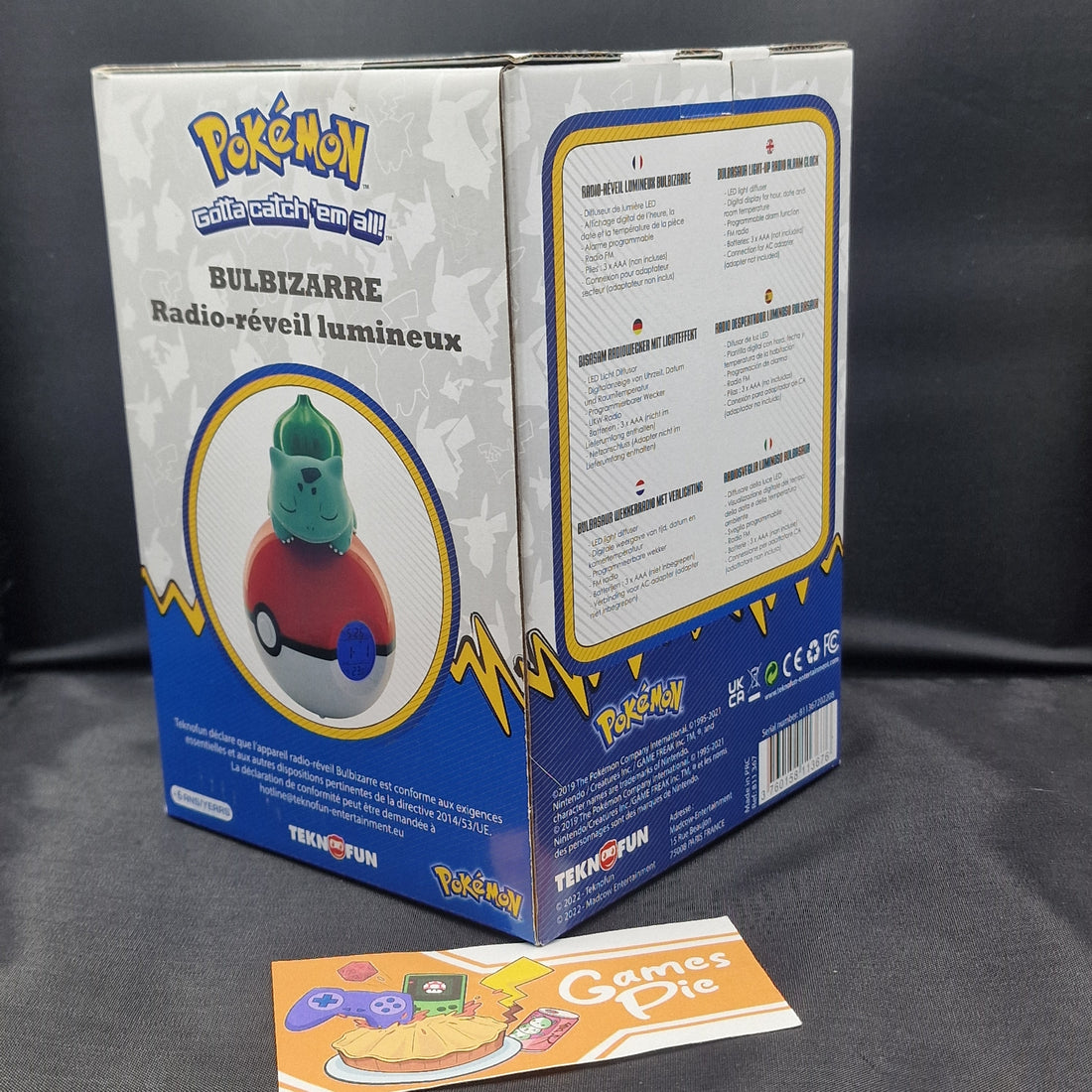 TEKNOFUN - Licenza ufficiale Pokemon - Figure Sveglia/Lampada Bulbasaur