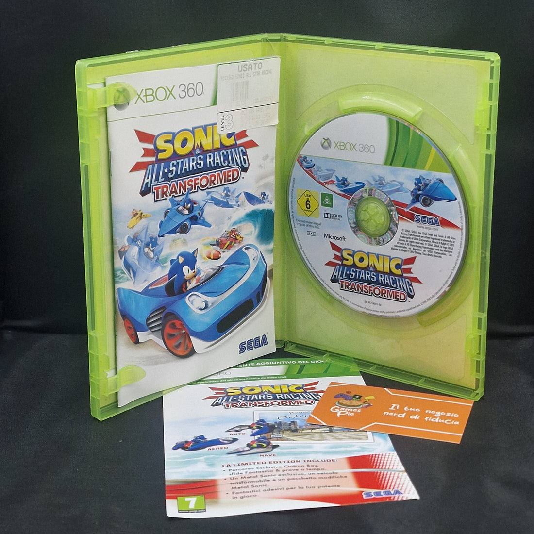 Sonic All-Stars Racing Transformed Edizione Limitata Xbox 360