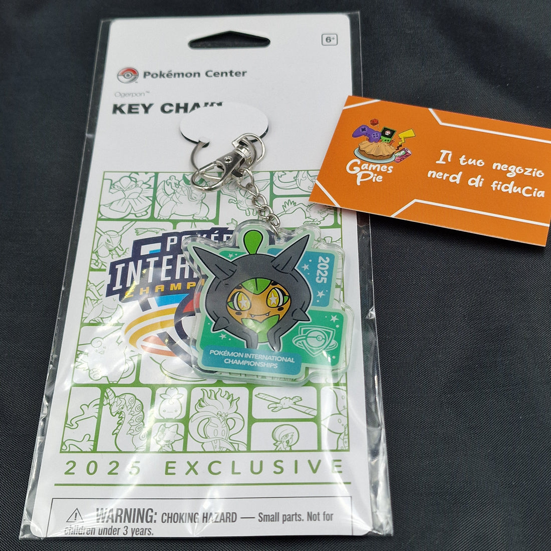 Portachiavi Pokémon Center esclusivo International Championships 2025