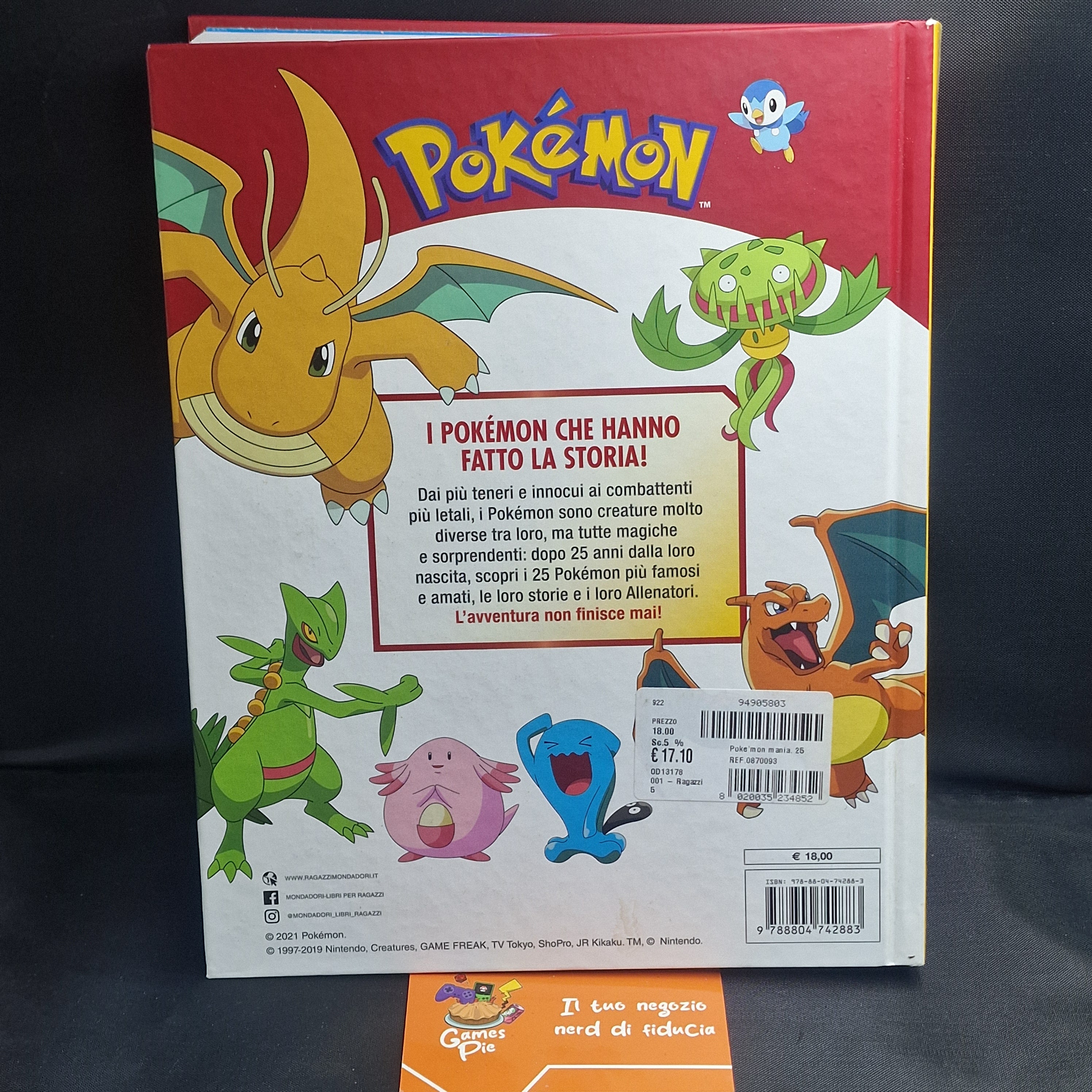 Pokémon mania. 25 imperdibili Pokémon e le loro storie NUOVO