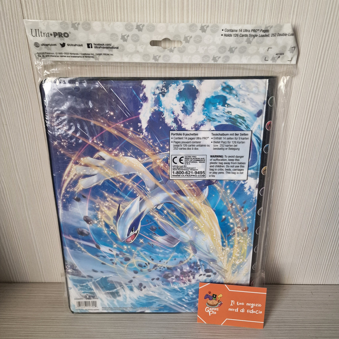 Ultra Pro - Portfolio - Capacità: 252 carte - Pokémon NUOVO