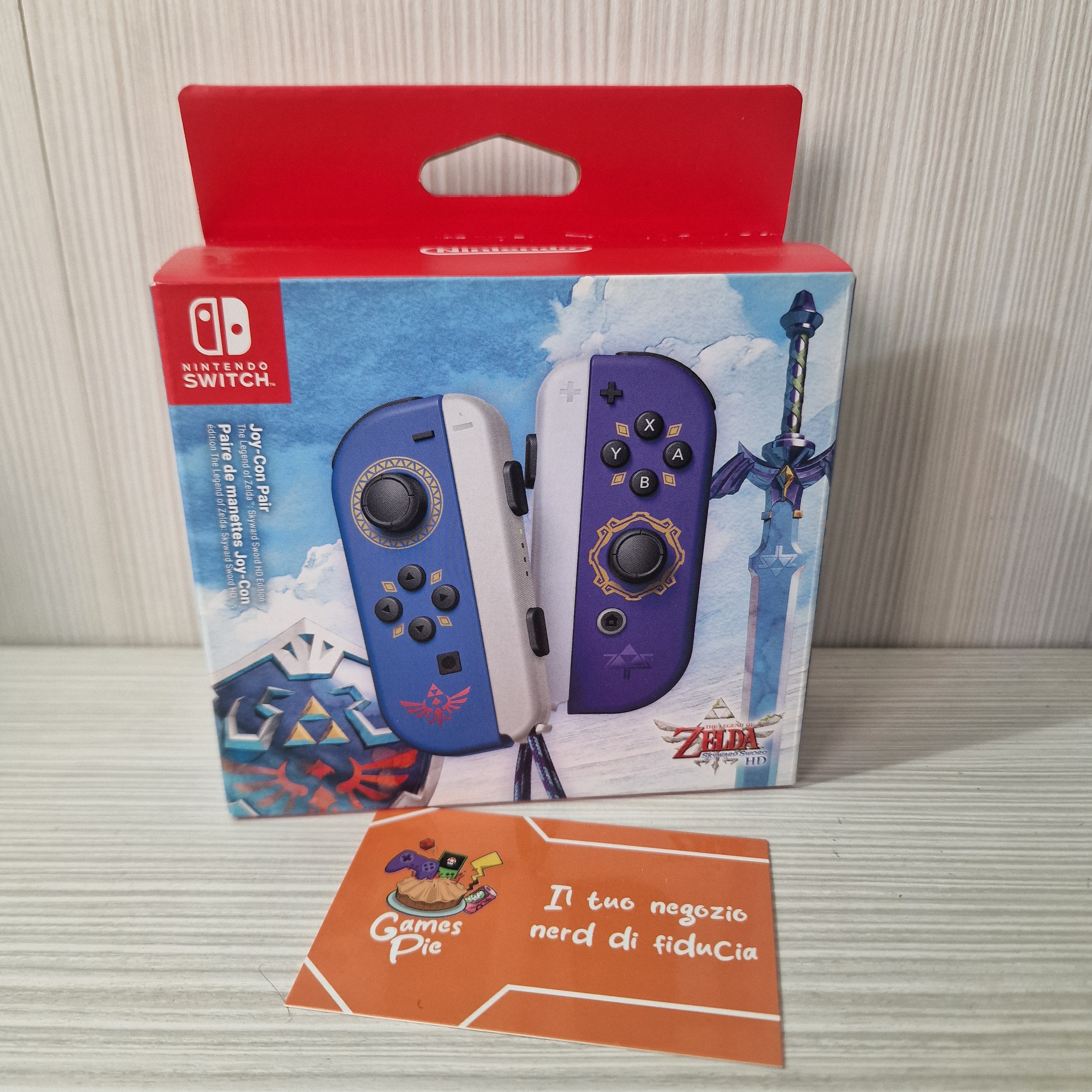 Joy-Con Nintendo Switch Zelda Skyward Sword Edition NUOVO SIGILLATO