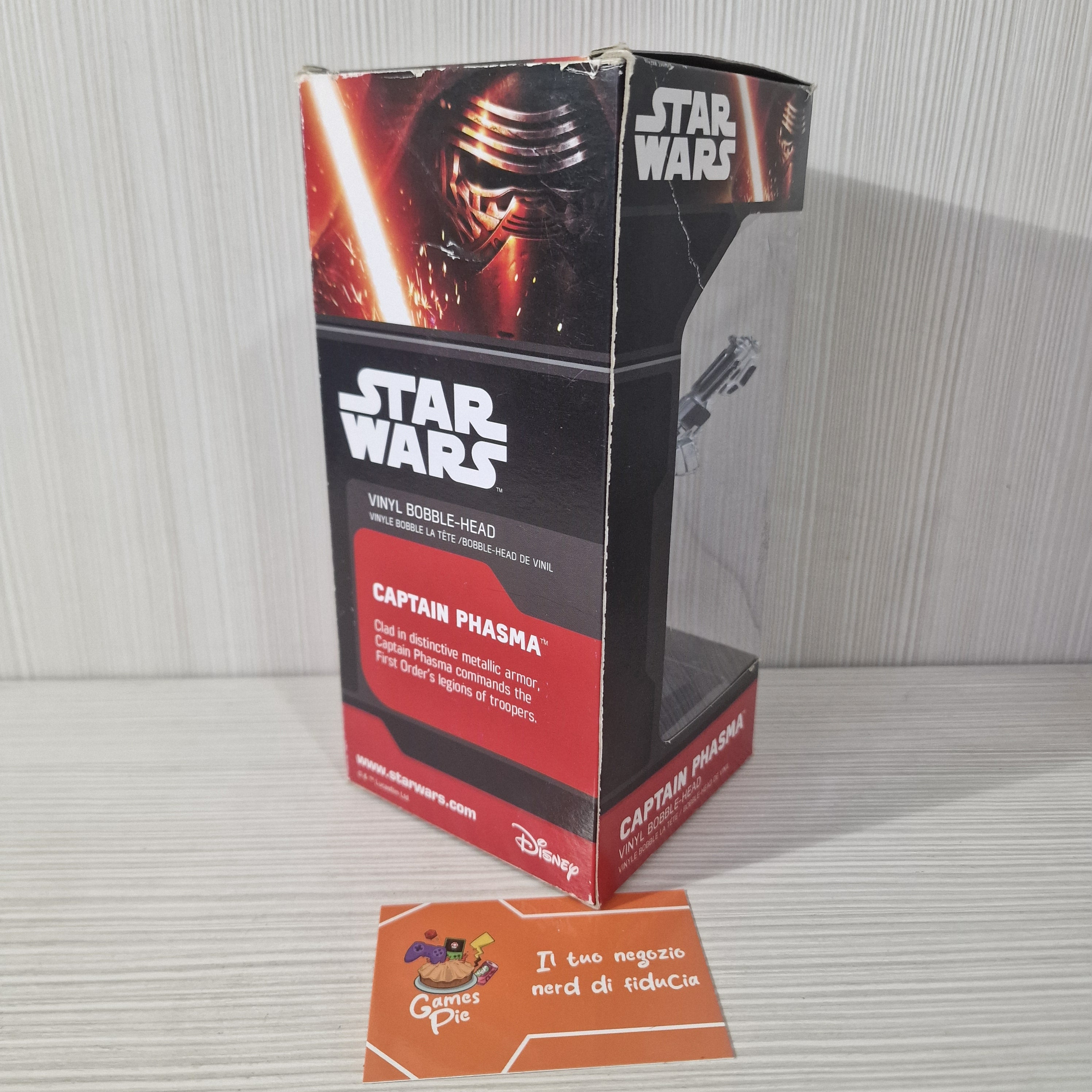 Funko Star Wars Captain Phasma Vinyl Bobble-Head NUOVO