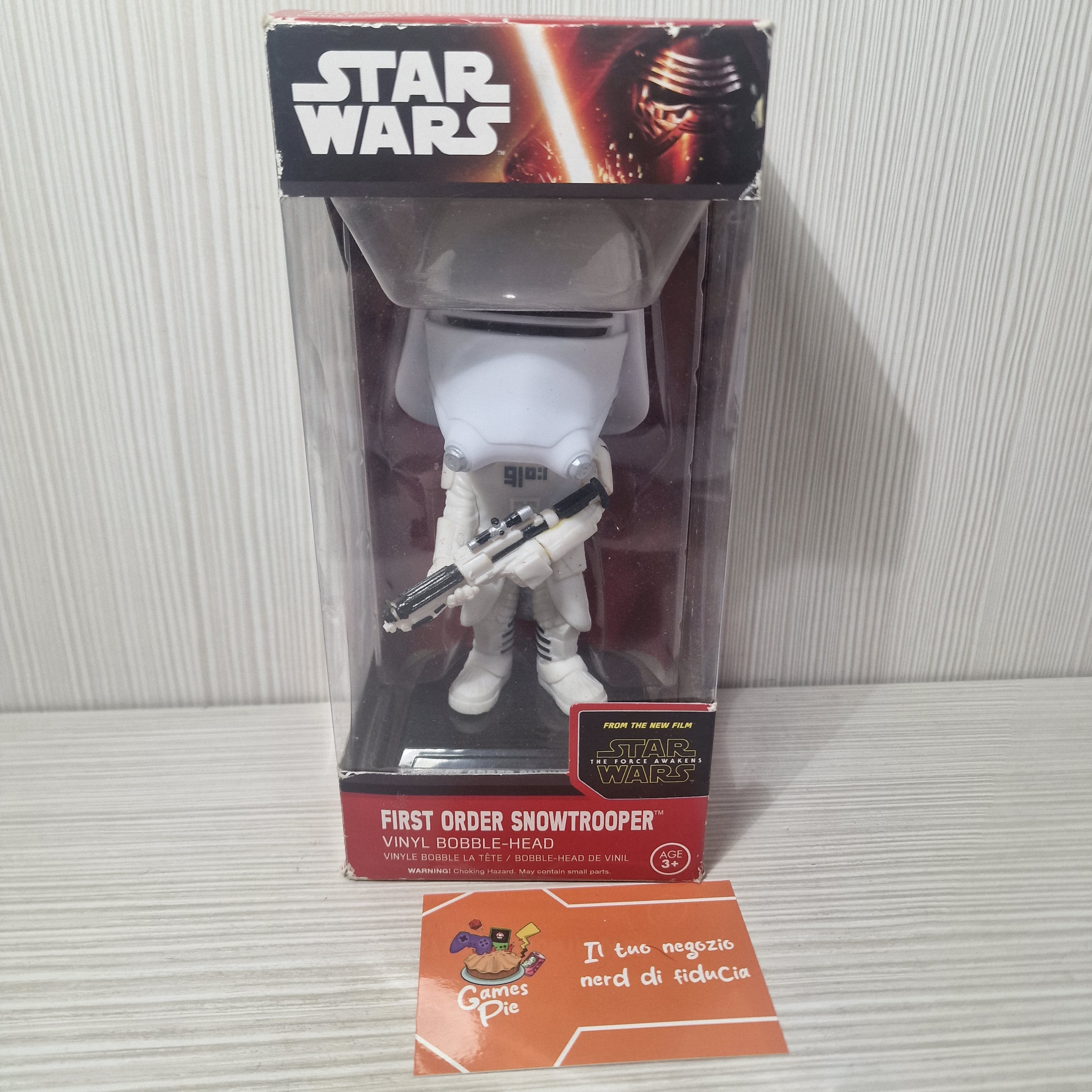 Funko Star Wars First Order Snowtrooper Vinyl Bobble Head Sigillato