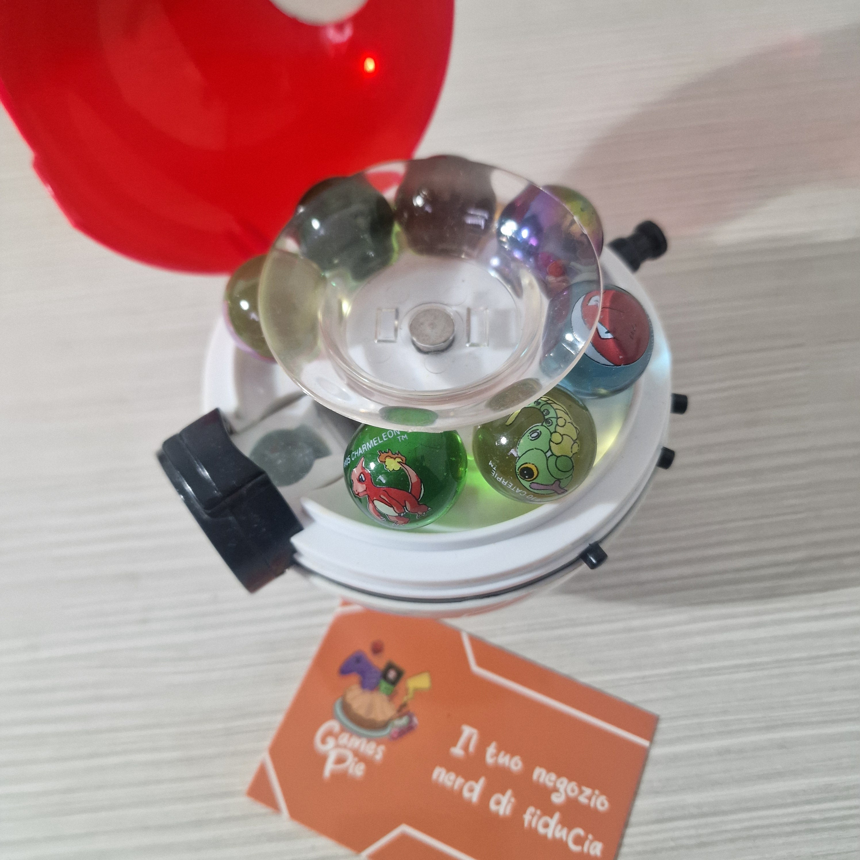 Poké Ball Marble Shooter Pokémon Biglie Toy Biz 1999 1st Ed Funzionante