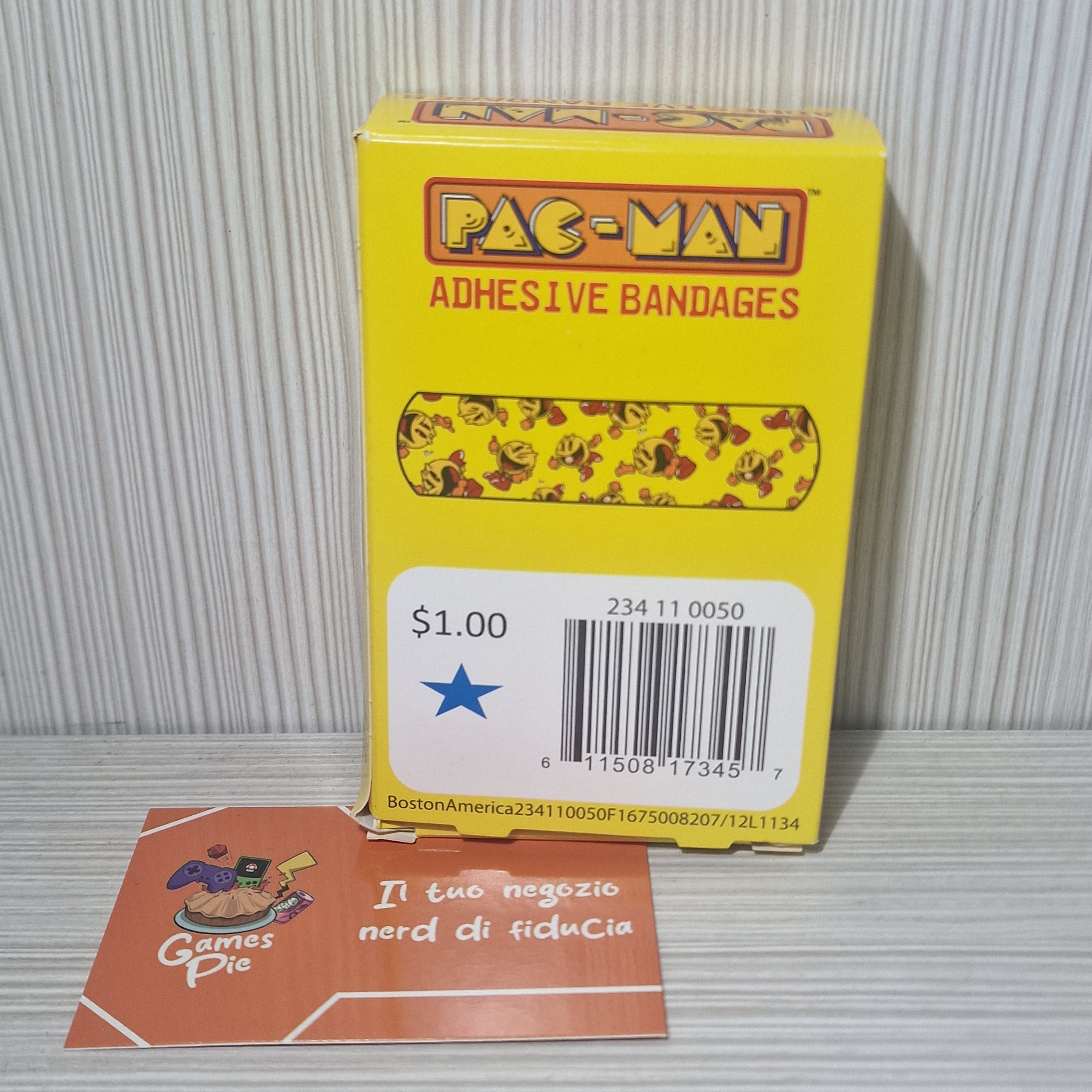 Cerotti Adesivi Pac-Man Pacman 10 Adhesive Bandages Arcade Merchandise Namco