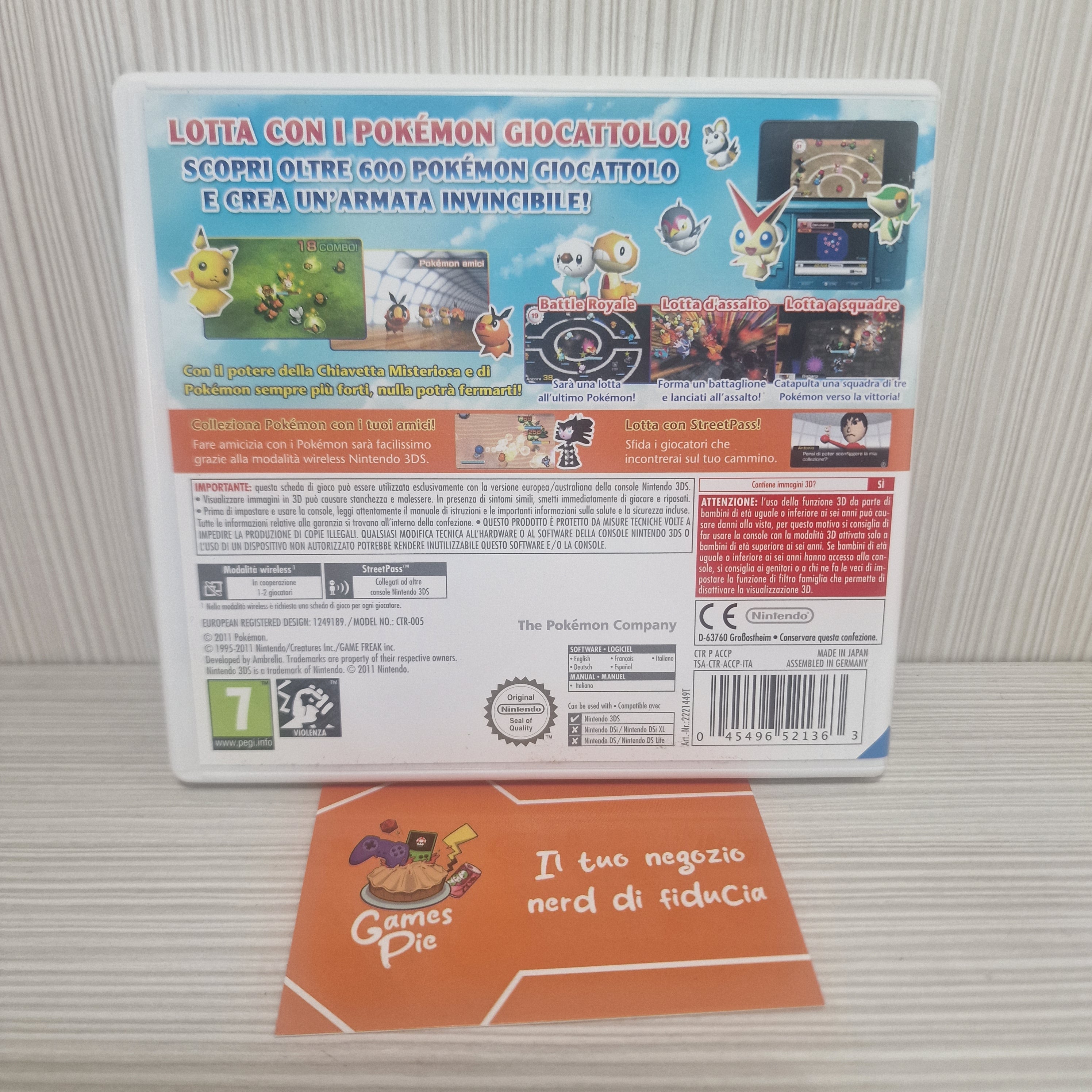 Super Pokémon Rumble Gioco Console Nintendo 3DS Completo CIB PAL ITA Originale