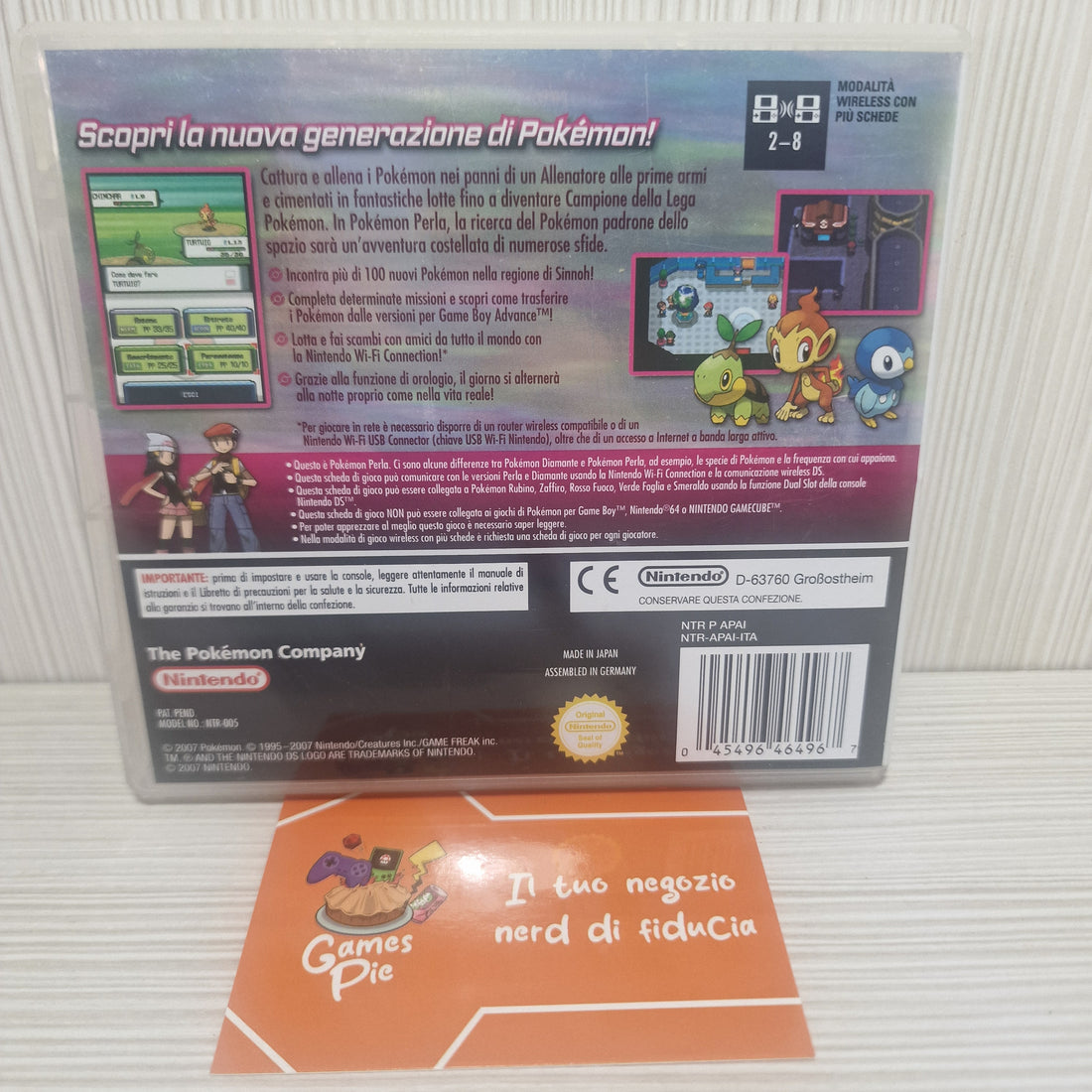 Pokémon Versione Perla Nintendo DS