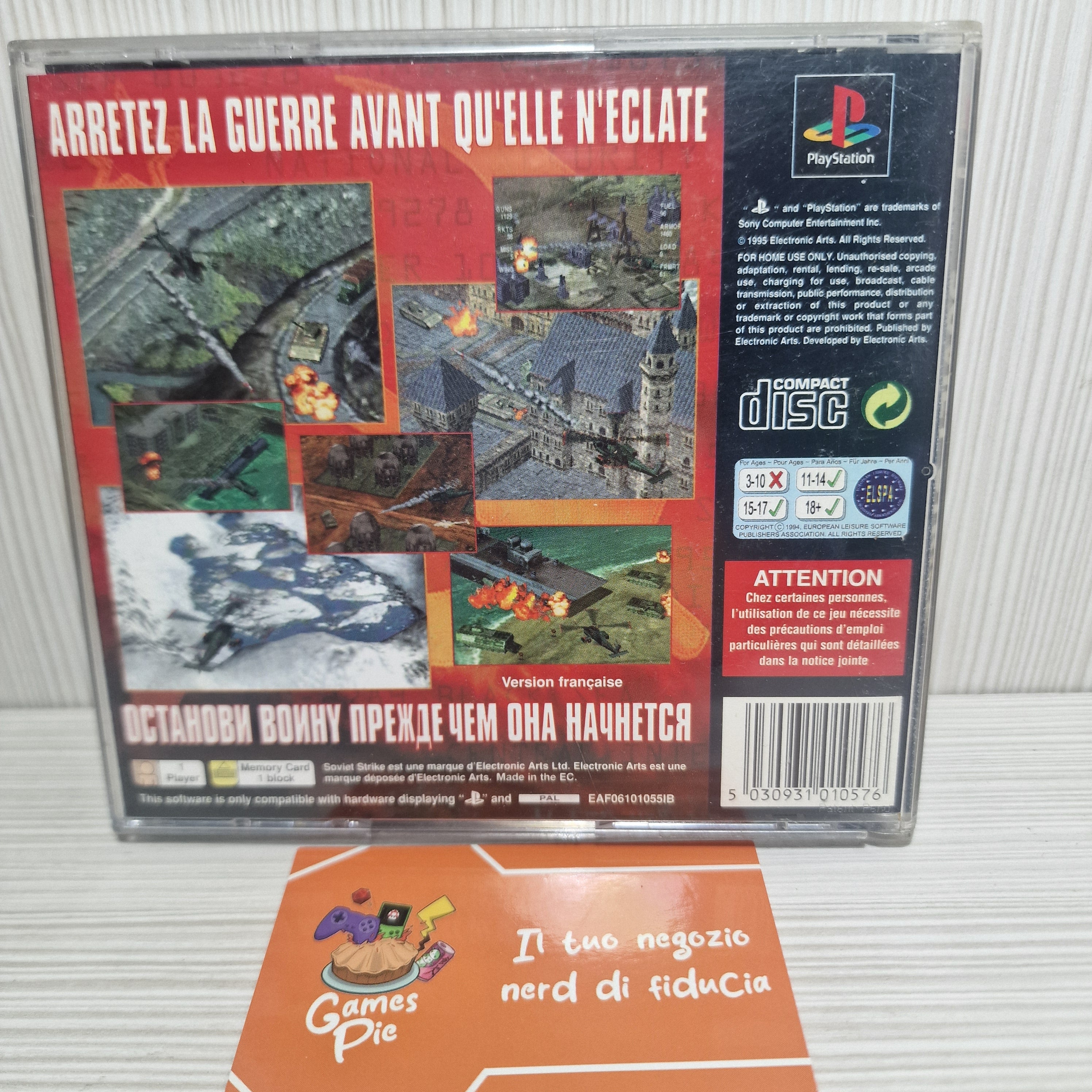 Soviet Strike PS1 PlayStation 1 Completo CIB Originale PAL FRA Electronic Arts
