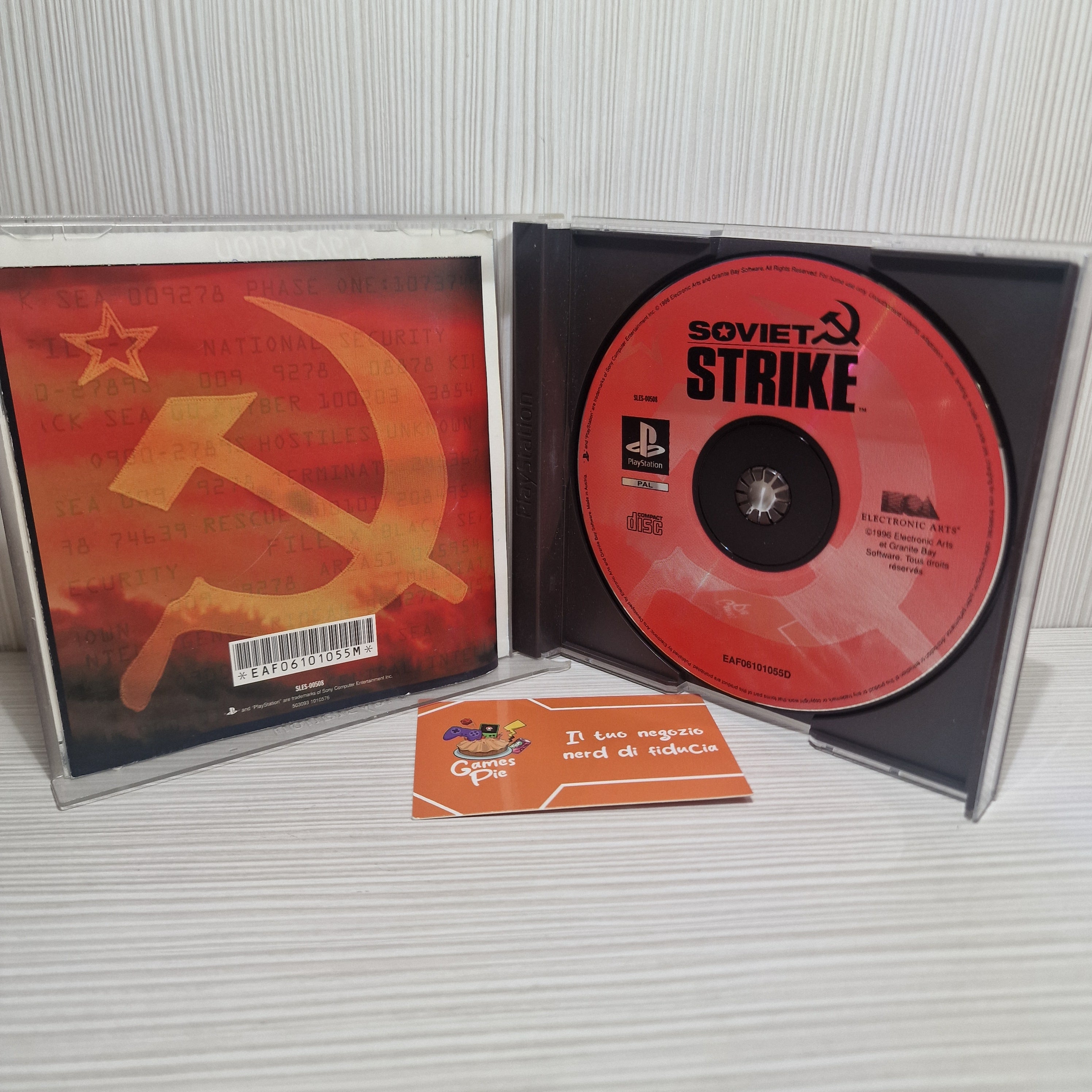 Soviet Strike PS1 PlayStation 1 Completo CIB Originale PAL FRA Electronic Arts