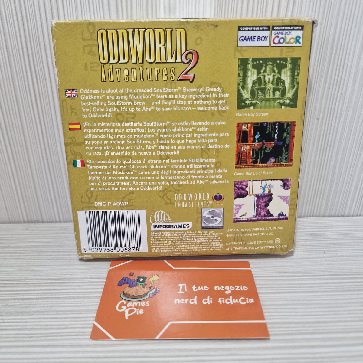 Oddworld Adventures 2 Game Boy Color