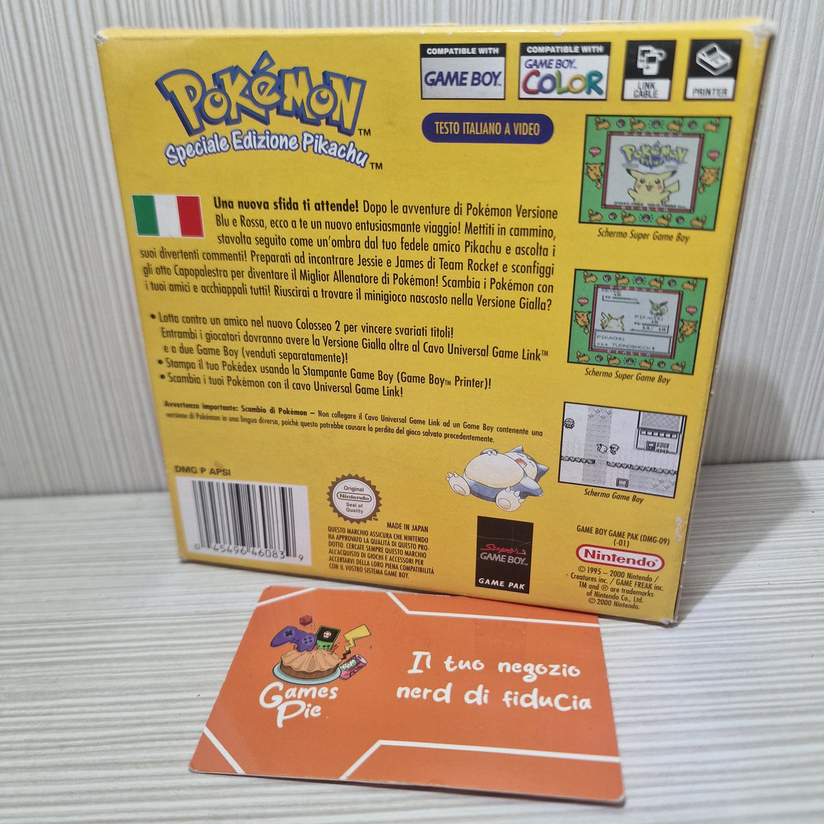 Pokémon Versione Gialla Game Boy