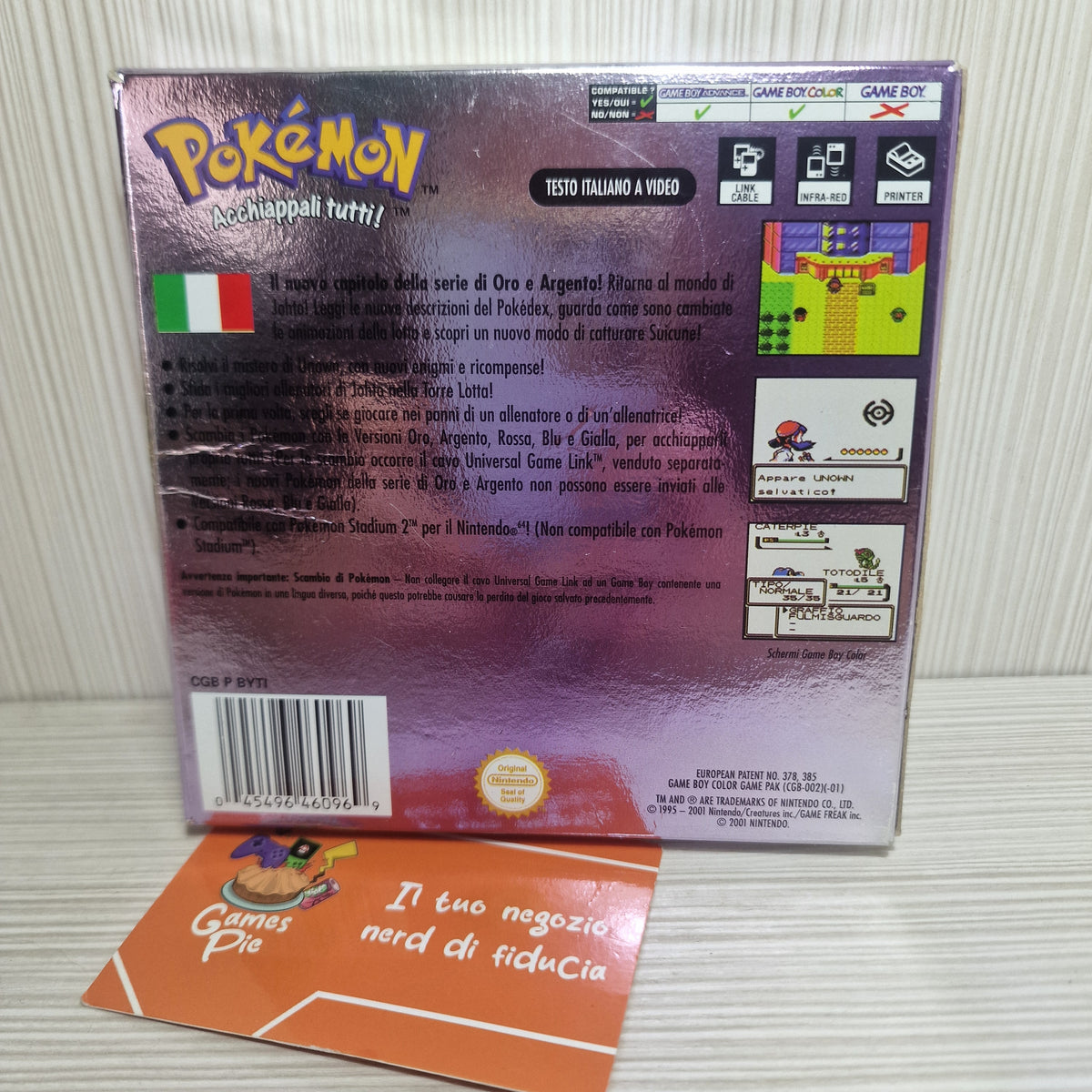 Pokémon Versione Cristallo Game Boy Color