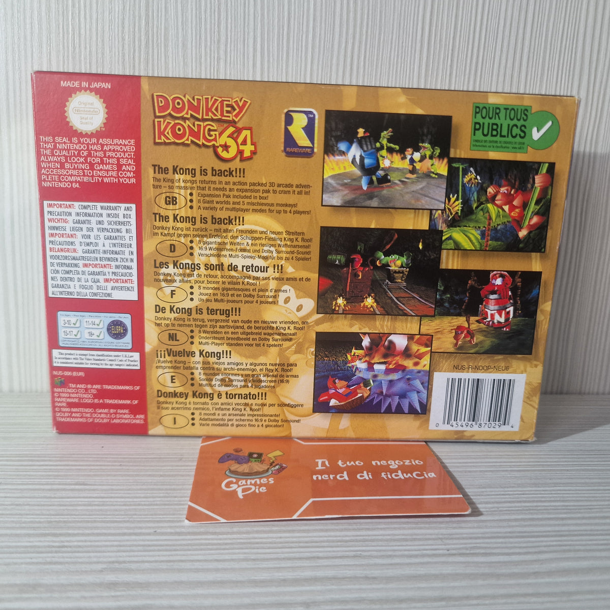 Donkey Kong 64 Nintendo 64