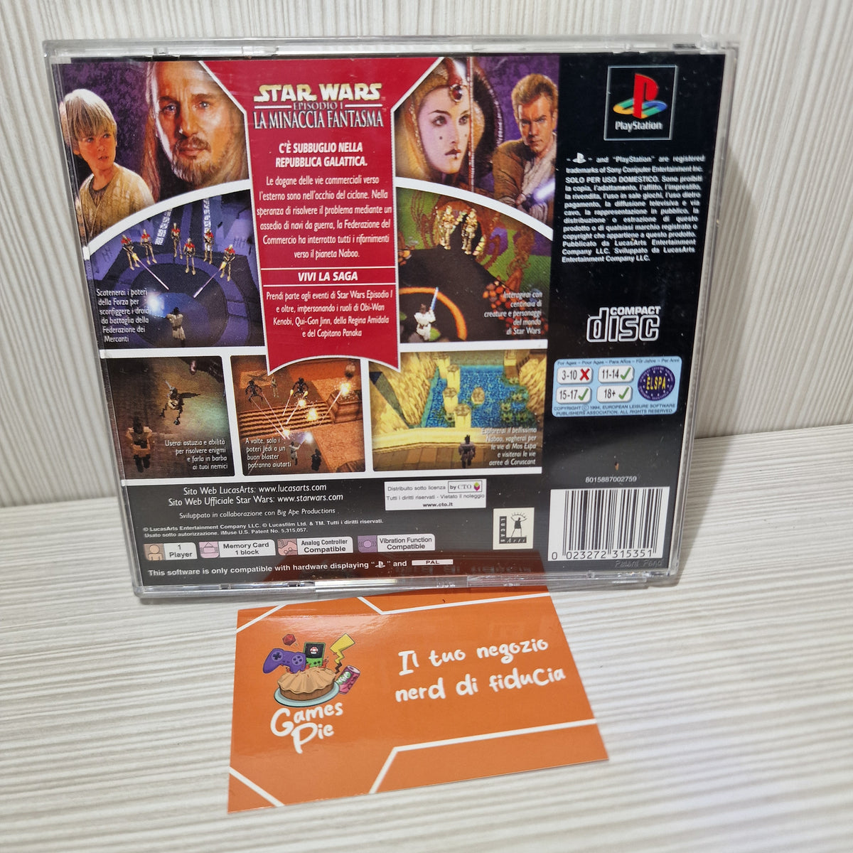 Star Wars Episodio 1 La Minaccia Fantasma PlayStation 1