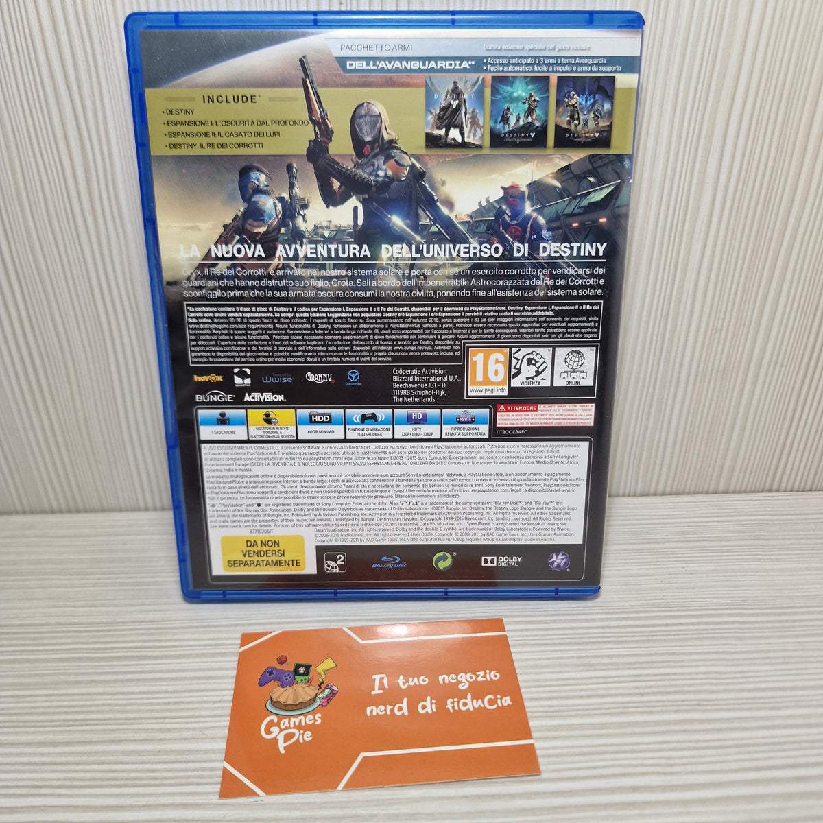 Destiny Il Re Dei Corrotti PlayStation 4