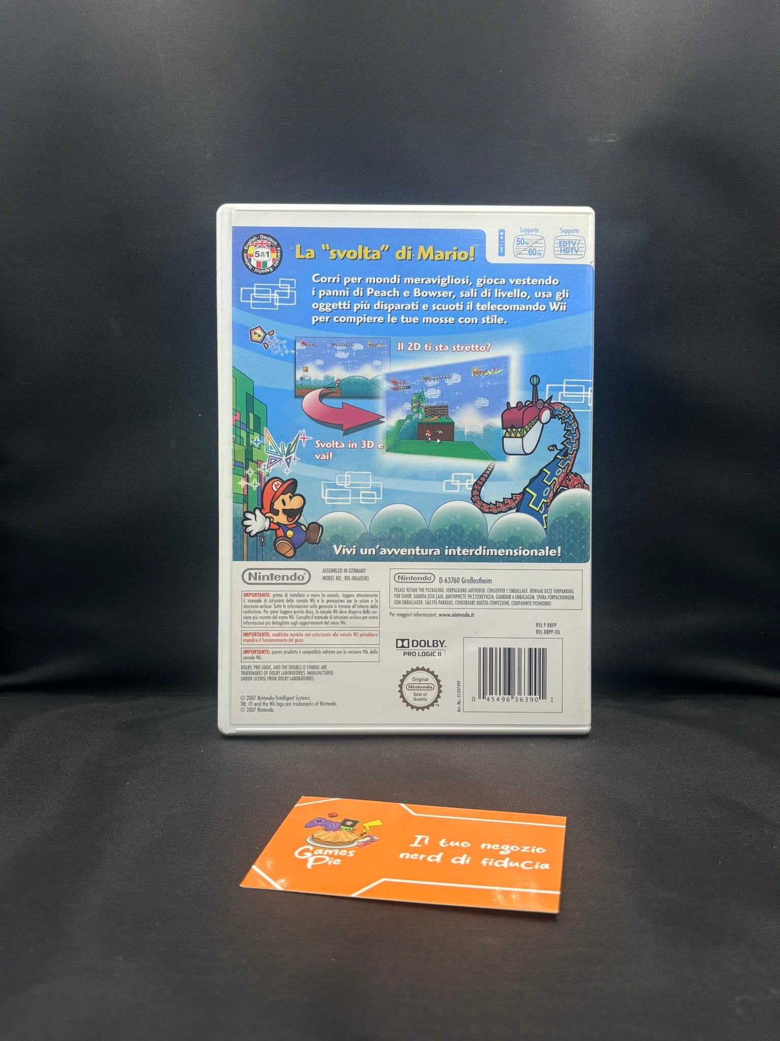 Super Paper Mario Nintendo Wii