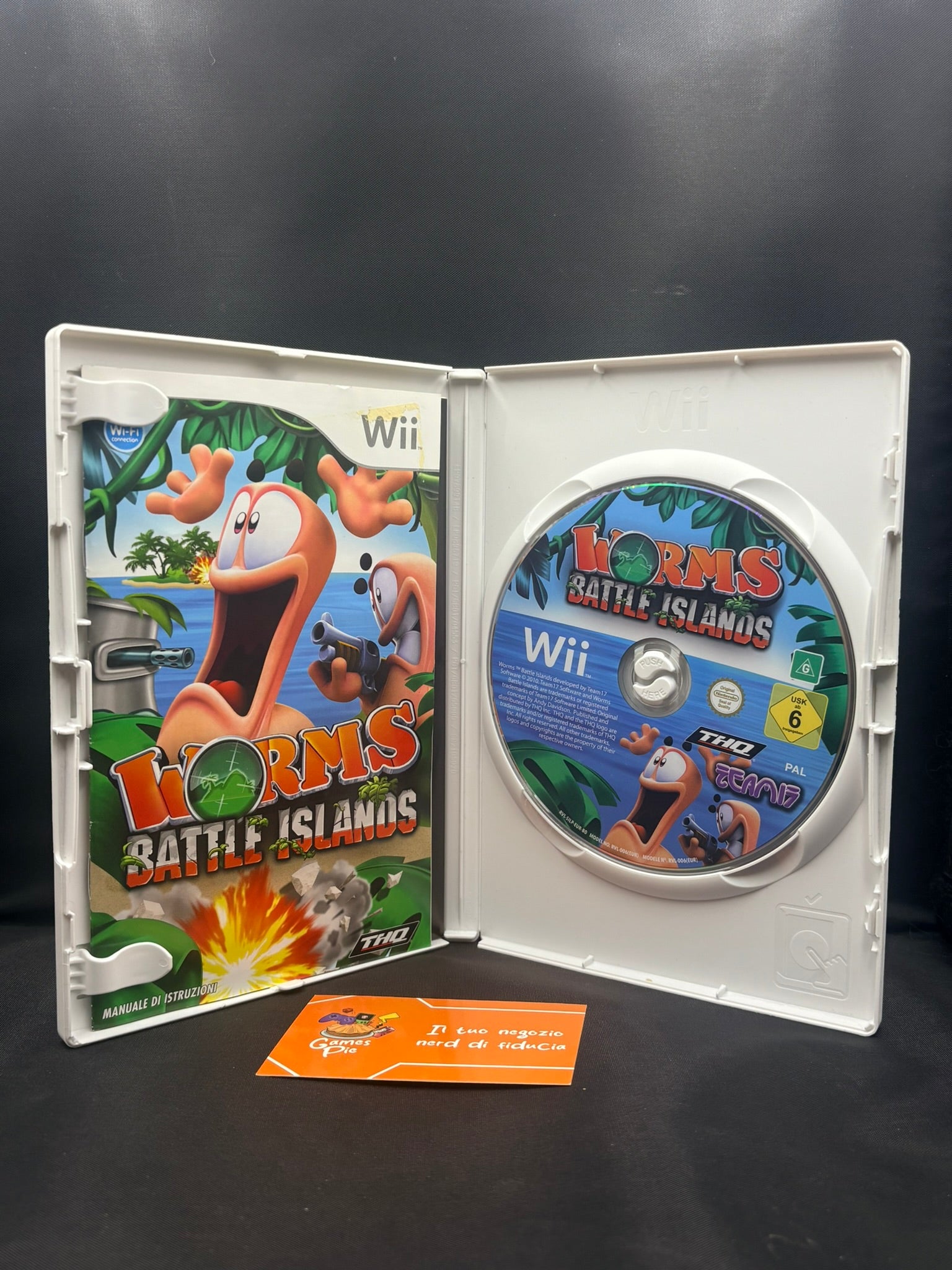 Worms Battle Island Nintendo Wii