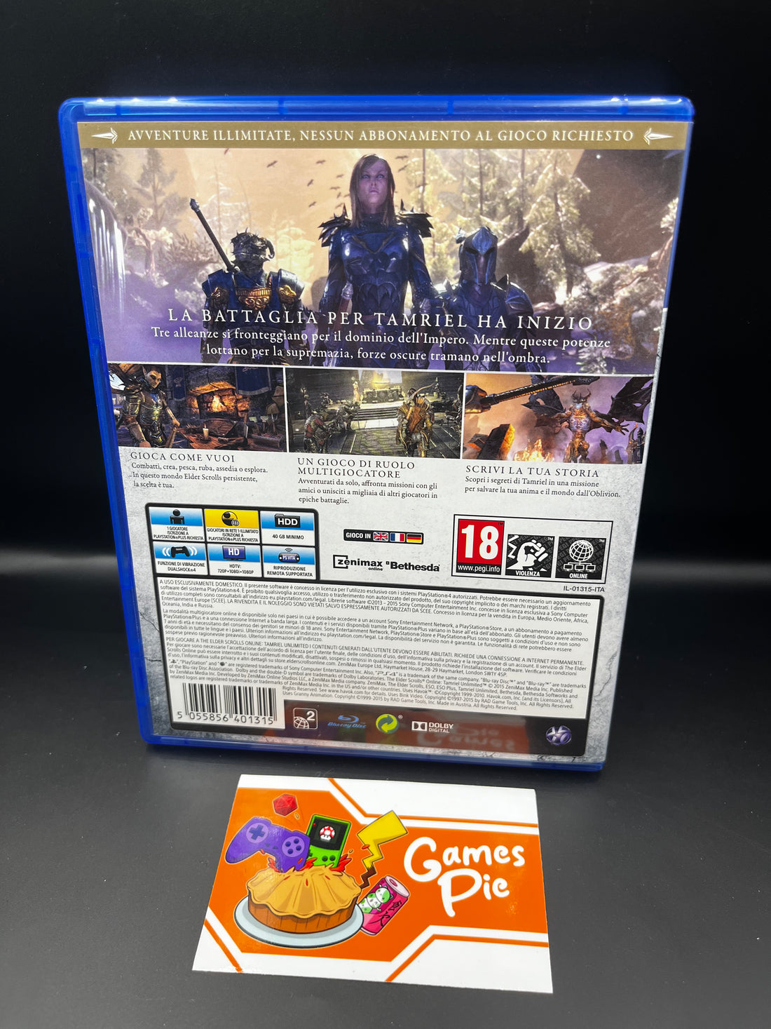 The Elder Scrolls Online Tamriel Unlimited PlayStation 4