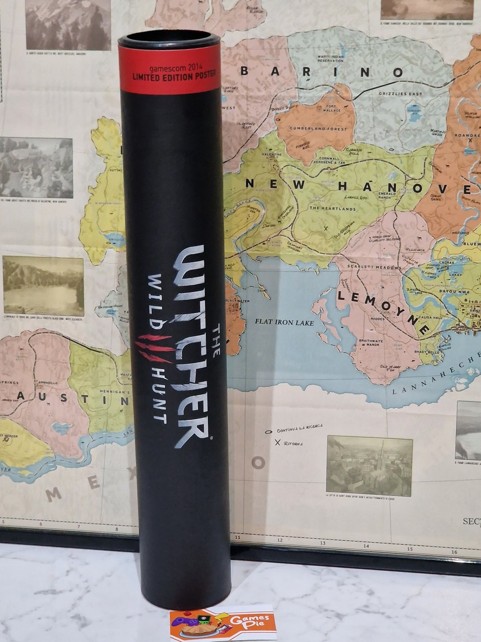 Limited edition Poster The Witcher 3 Wild Hunt Esclusiva Gamescon 2014