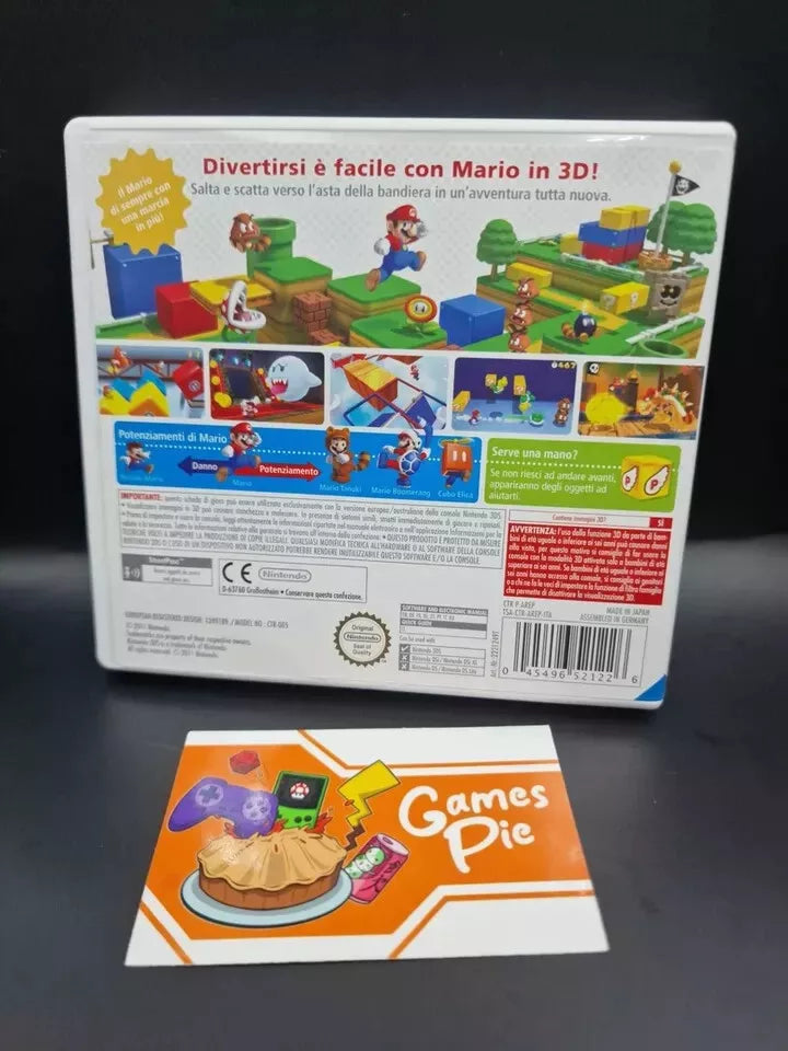 SUPER MARIO 3D LAND NINTENDO 3DS PAL ITA COMPLETO CON LIBRETTO