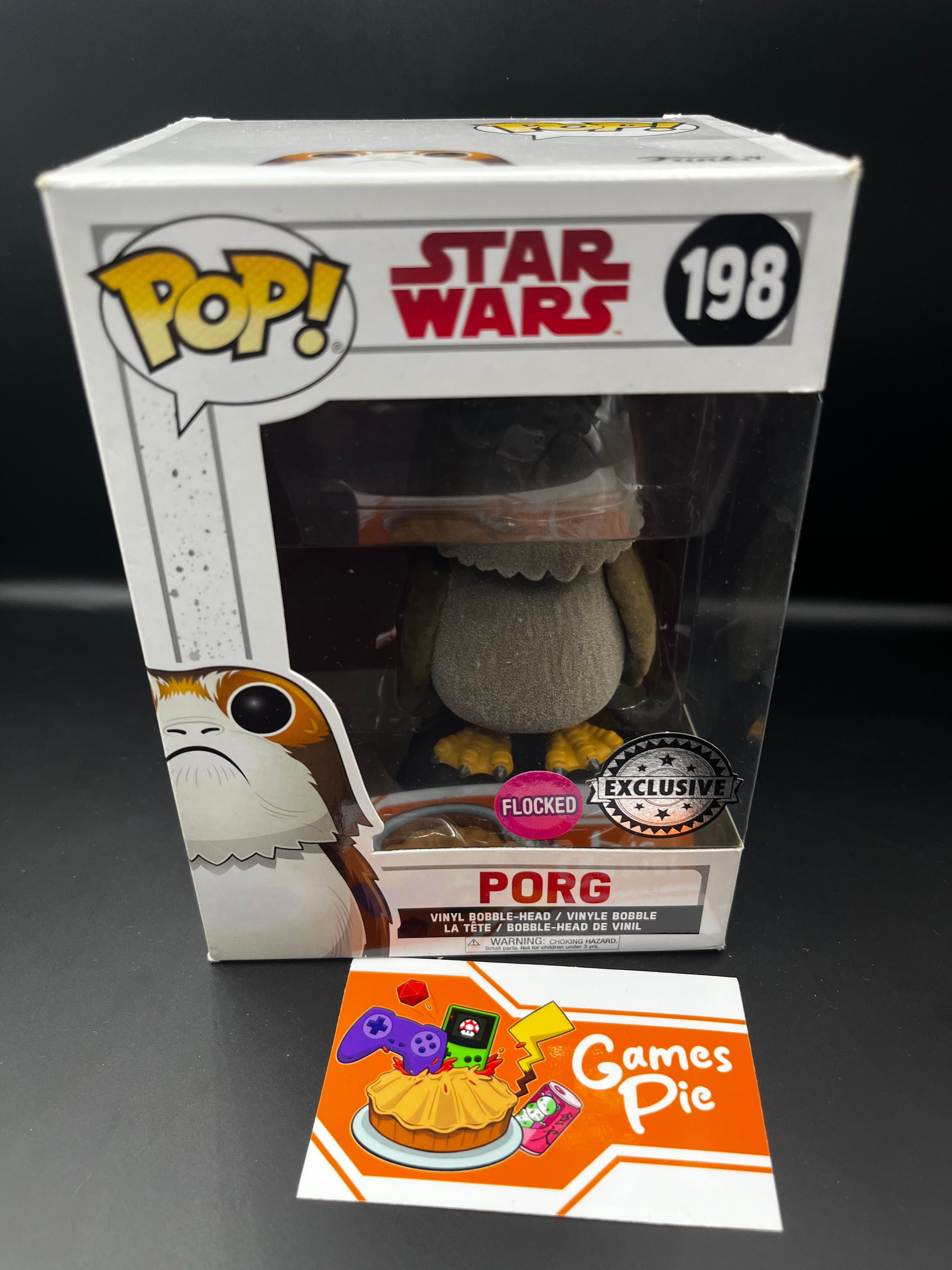 Funko POP! 198 Star Wars Porg Flocked Exclusive