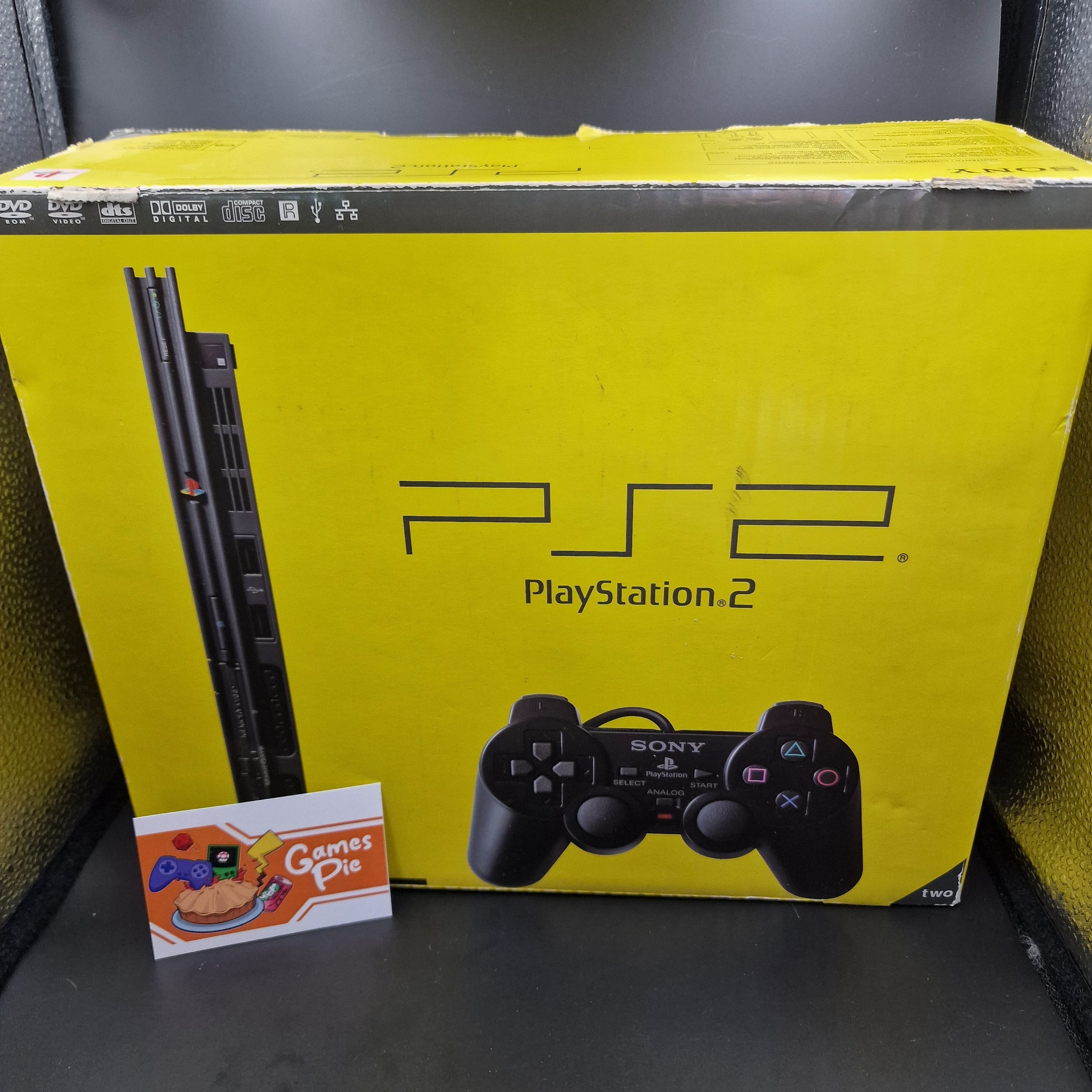 PlayStation 2 Slim PS2 Boxata, Completa, Nera