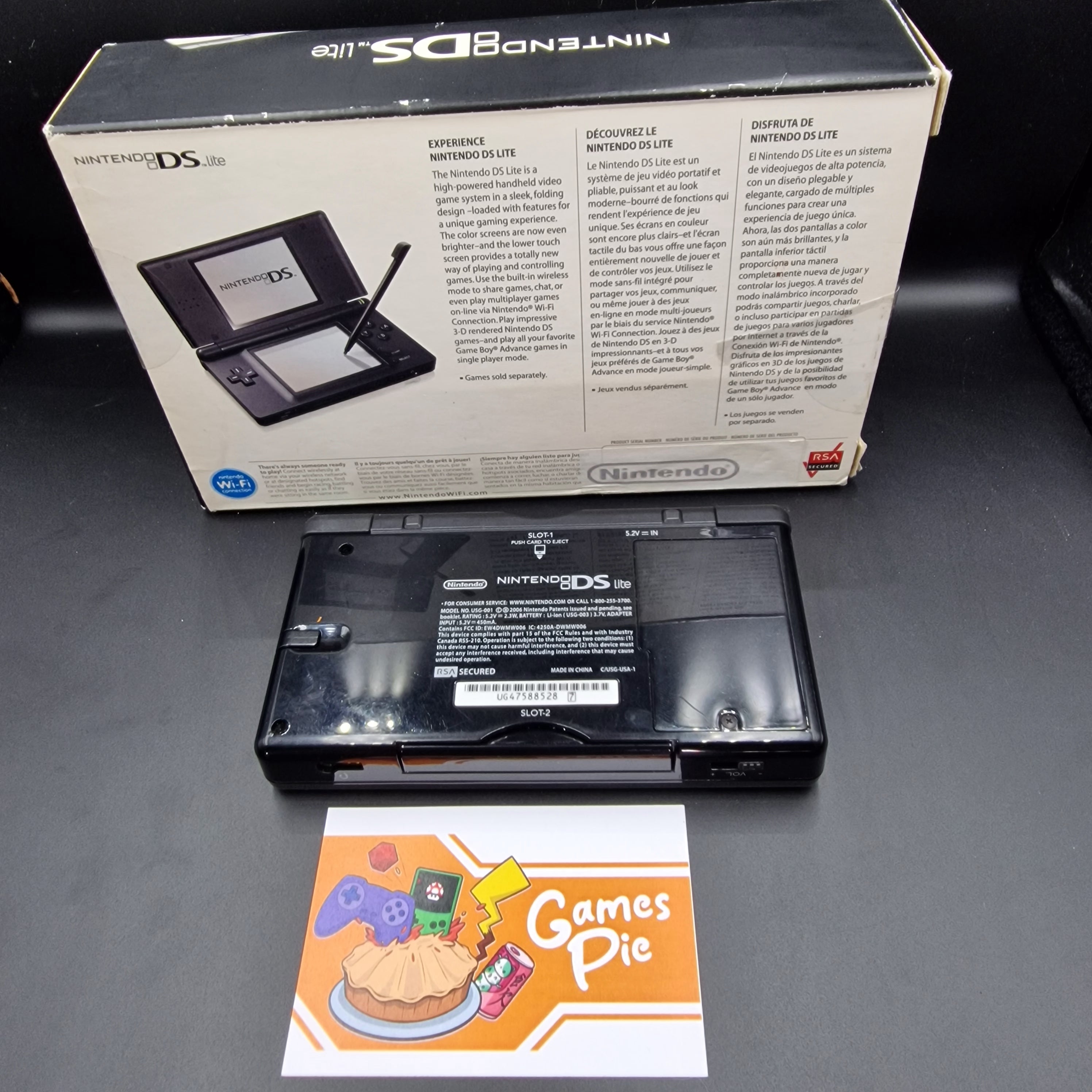 Nintendo DS Lite Black NTSC