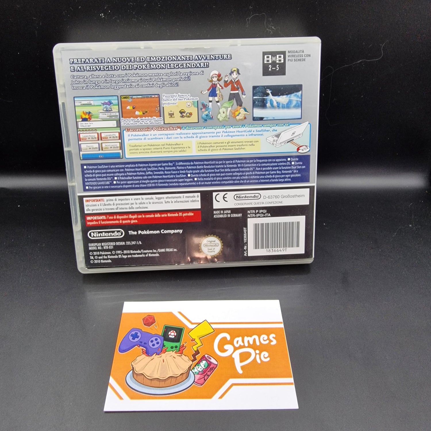 Pokémon Argento SoulSilver Nintendo DS