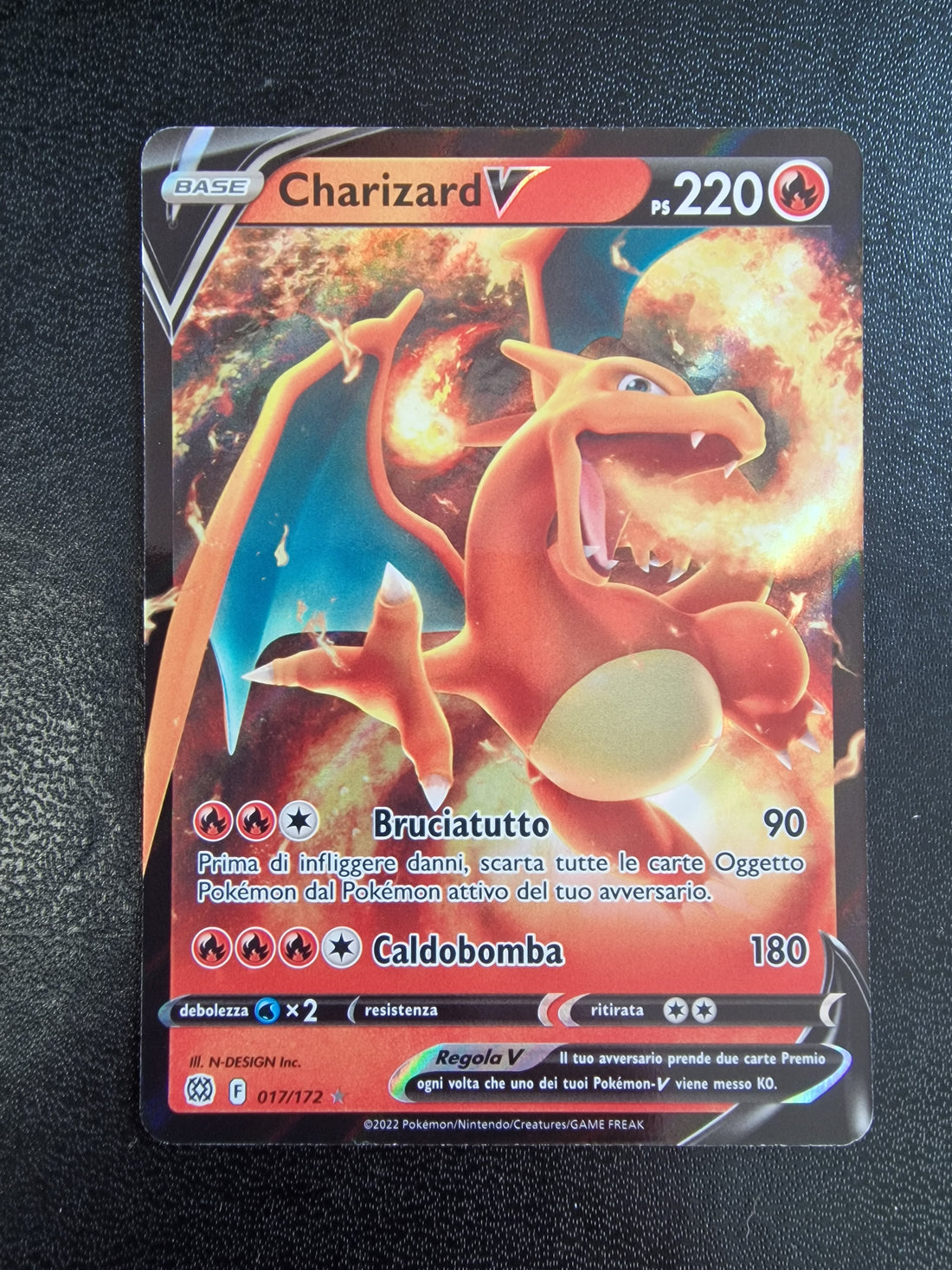 Charizard V Set Astri Lucenti 017/172 NM