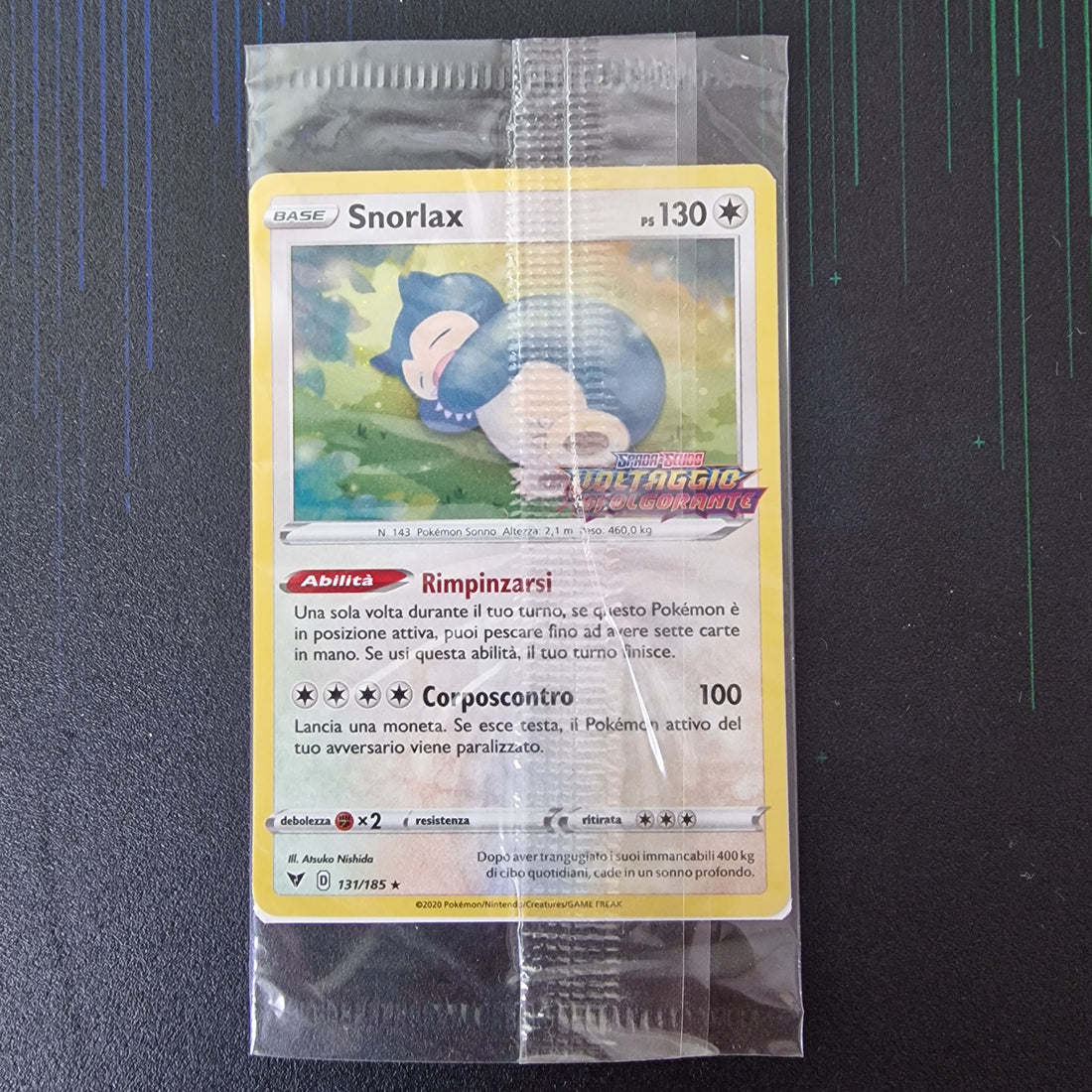 Snorlax Set Voltaggio Sfolgorante 131/185 STAMPED SEALED