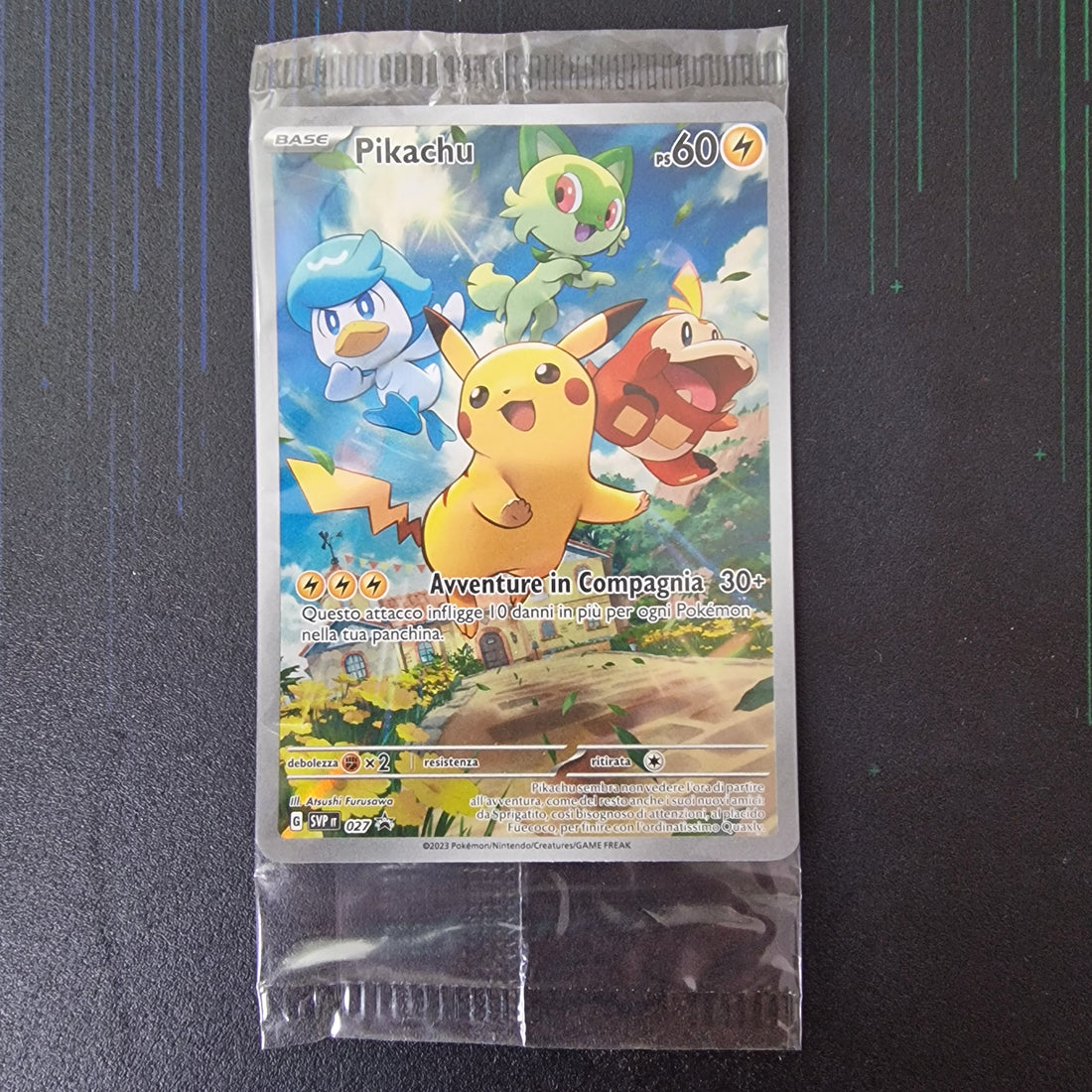 Pikachu Set SV Black Star Promos 027 SVP IT SEALED