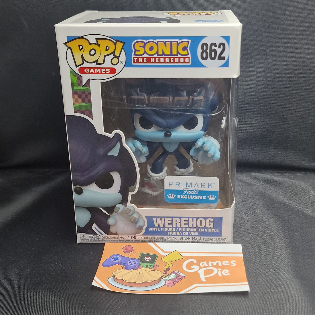 Funko POP! Games 862 Sonic The HedGehog Werehog Primark Exclusive