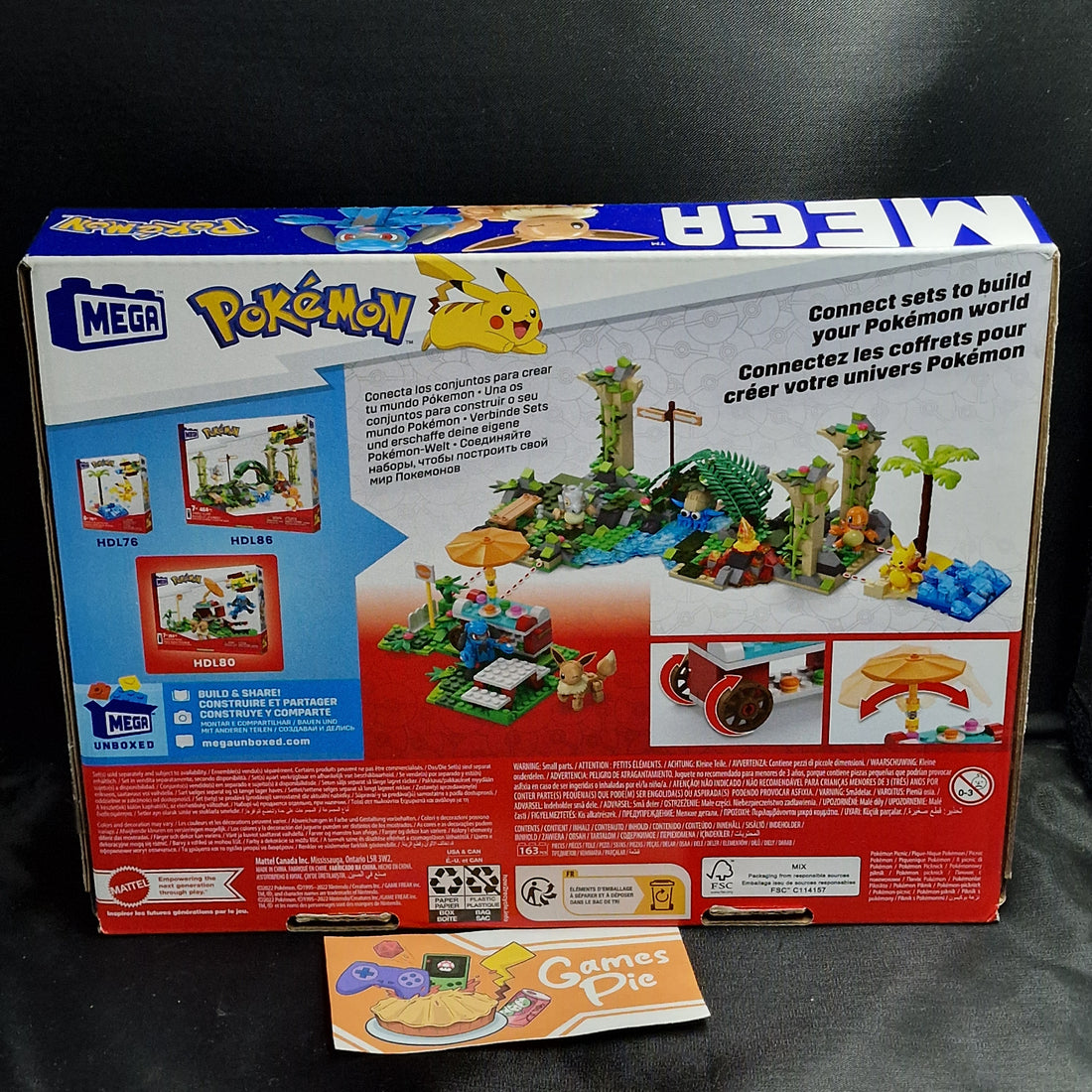 Mega Pokémon - Adventure Builder Picnic Lucario Eevee
