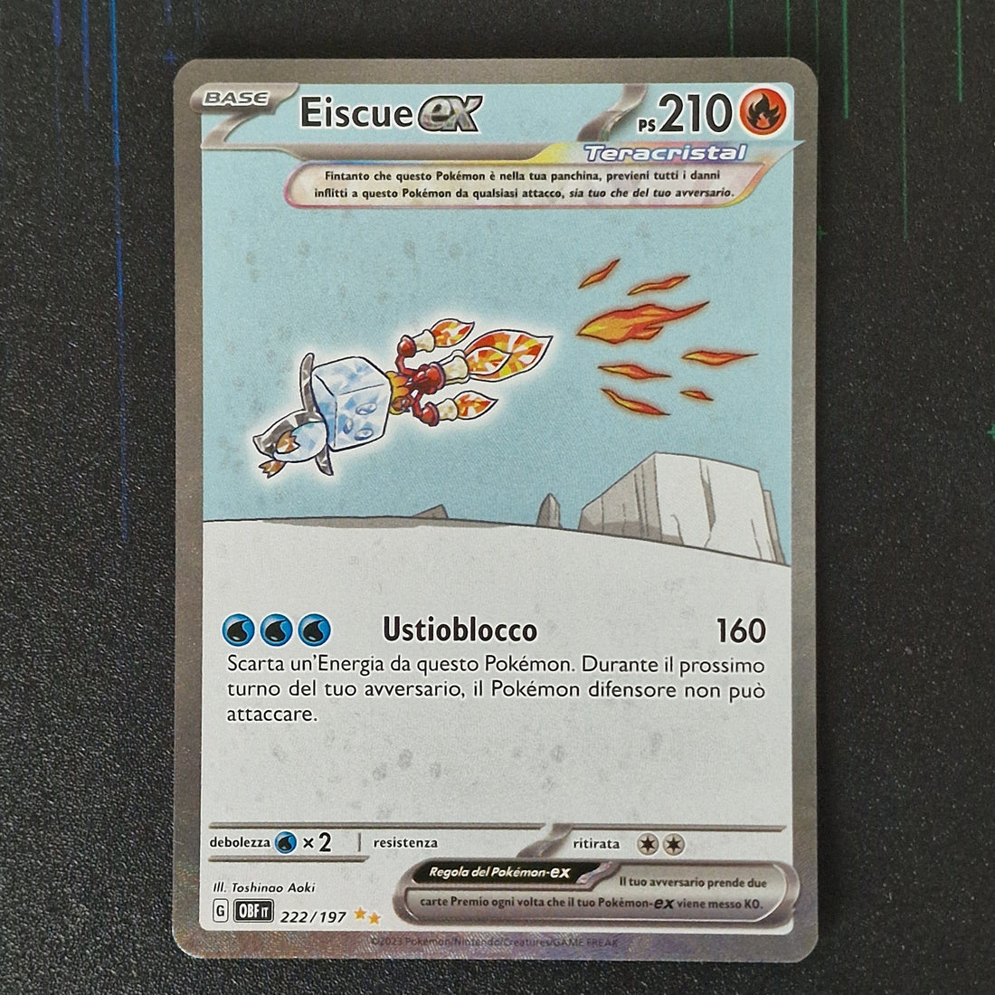 Eiscue EX Set Ossidiana Infuocata 222/197 NM/M