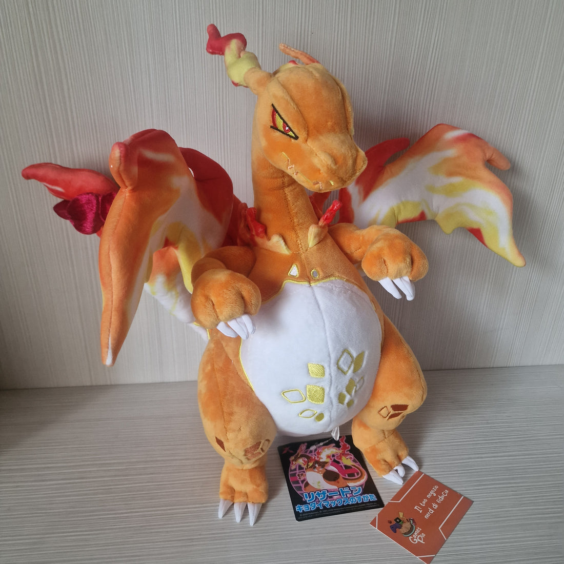 Peluche Pokémon Charizard Gigamax Vmax Nuovo Originale