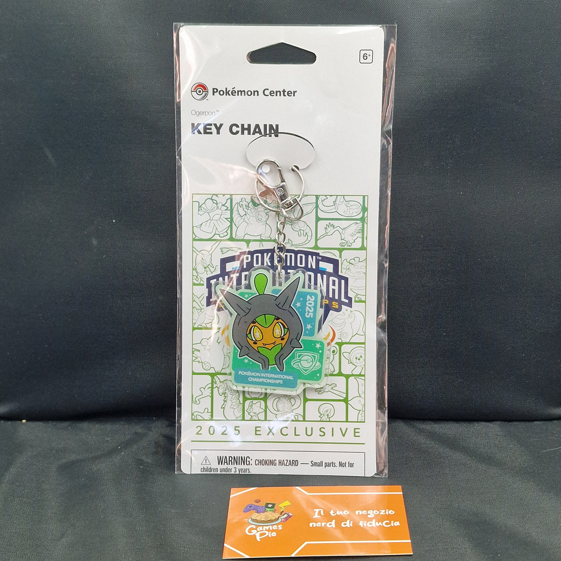 Portachiavi Pokémon Center esclusivo International Championships 2025