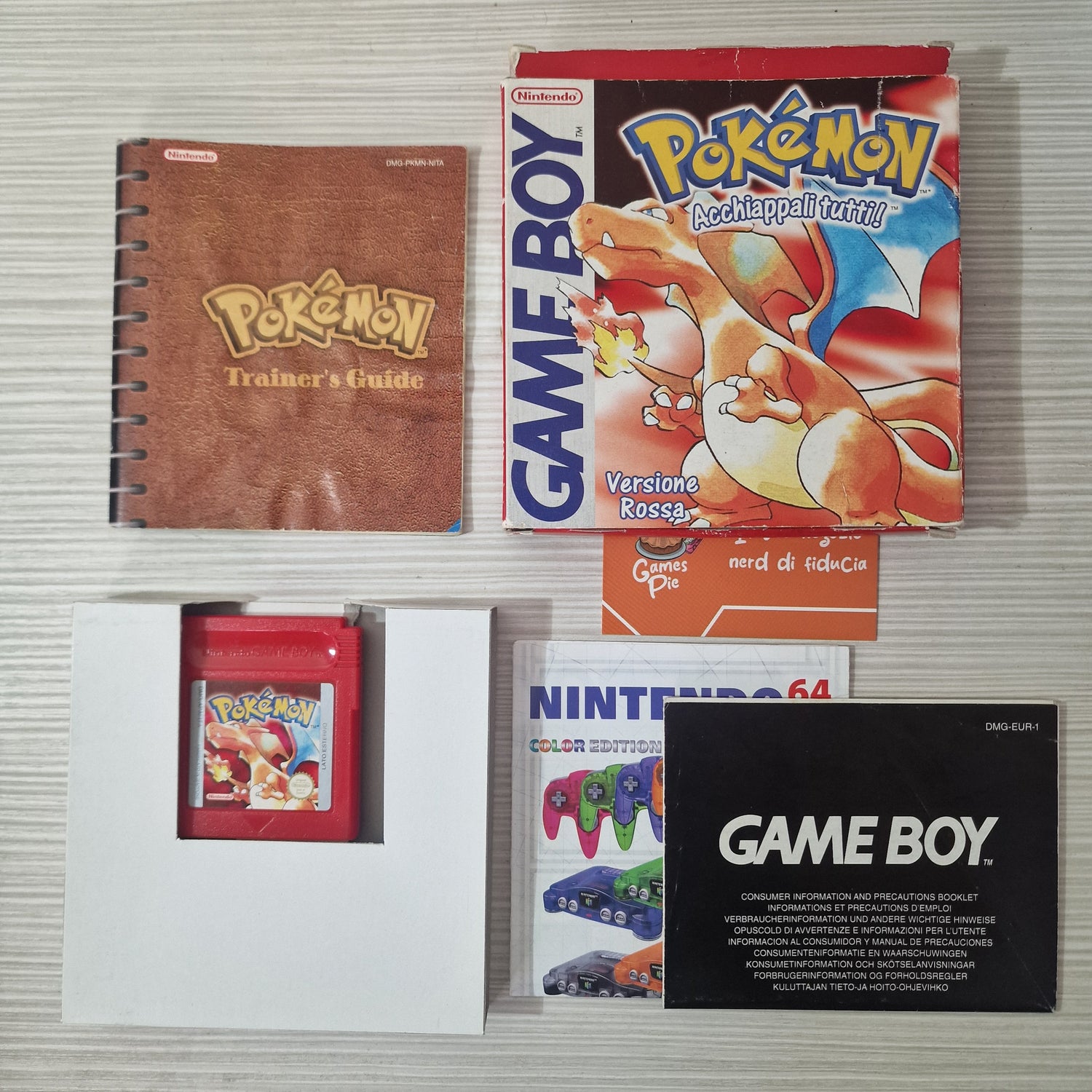 Pokémon Versione Rossa Game Boy