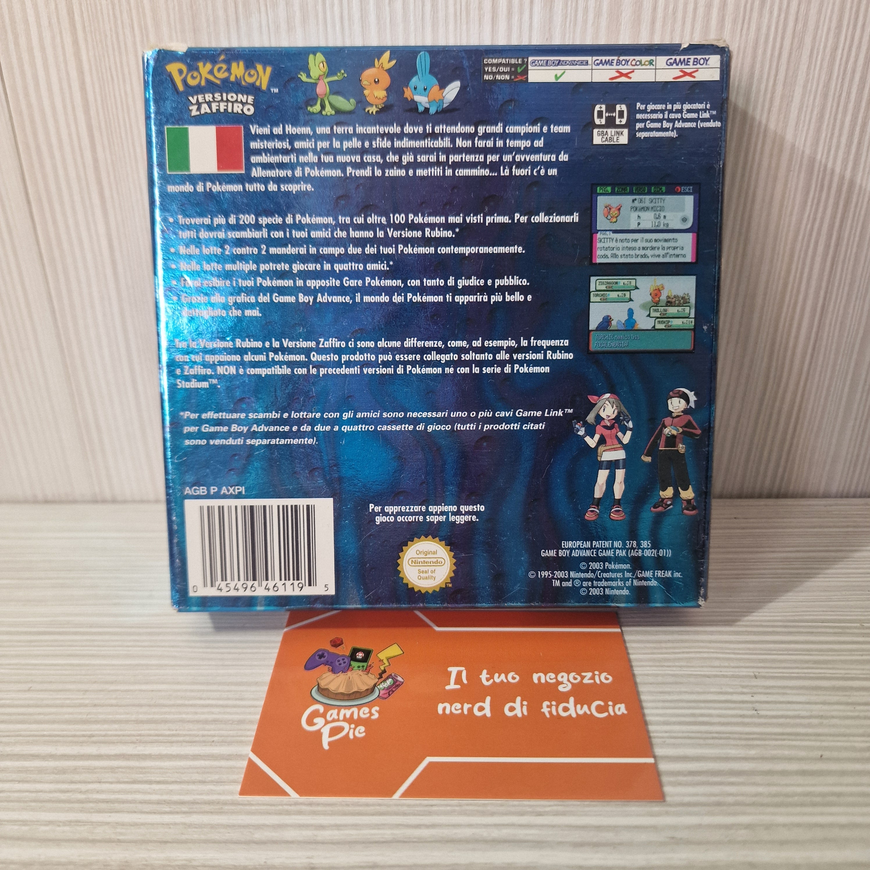 Pokémon Versione Zaffiro Game Boy Advance