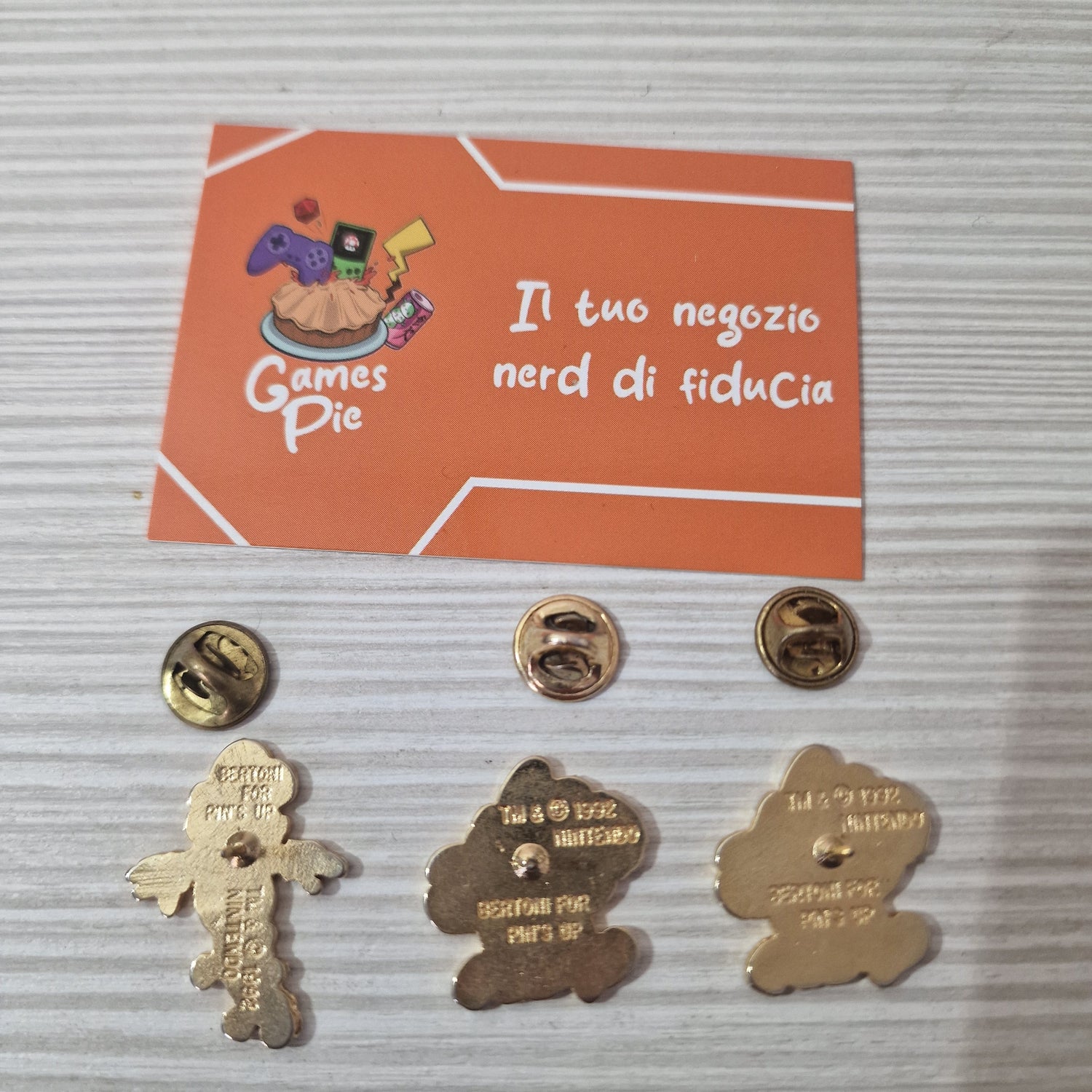 Spille originali da collezione Super Mario