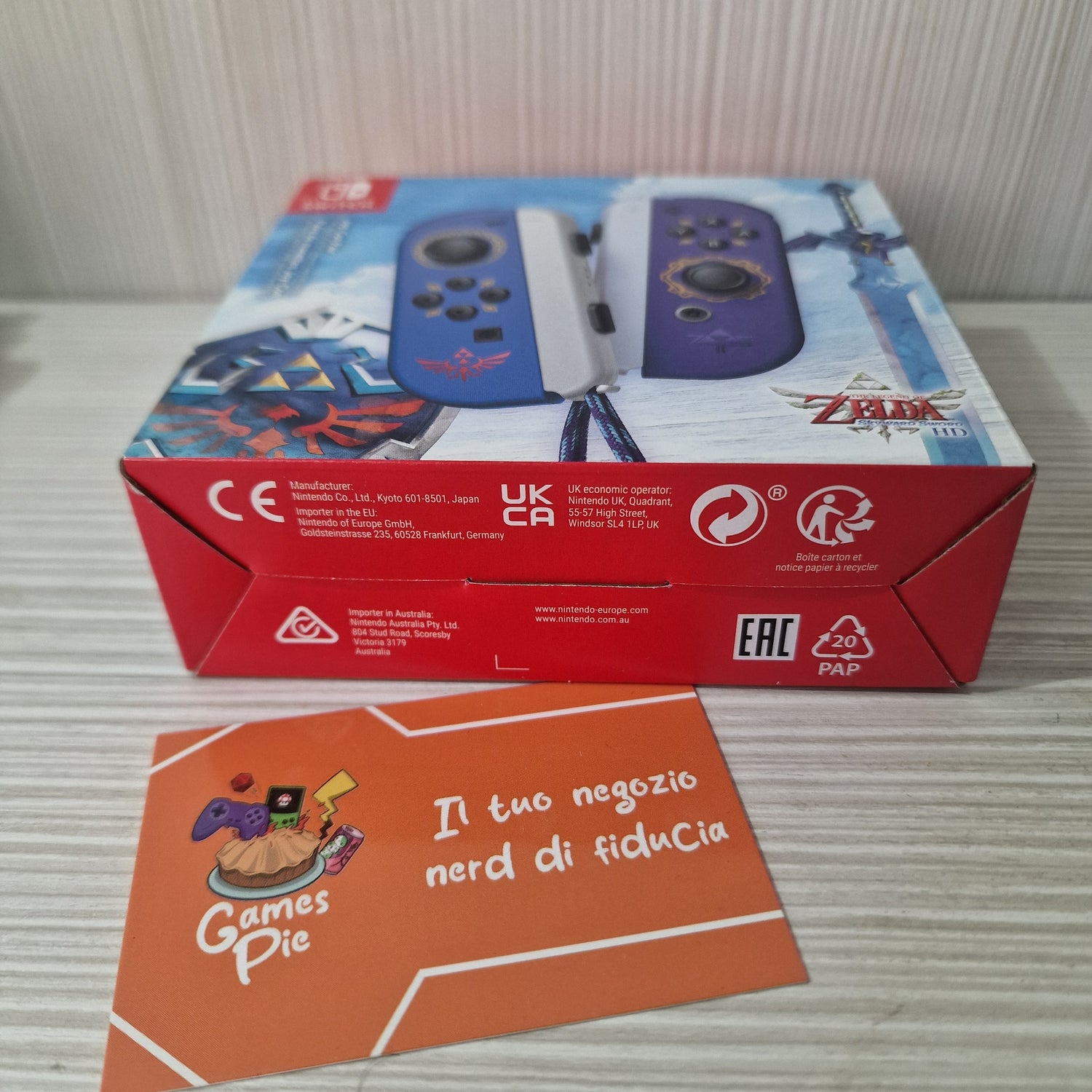 Joy-Con Nintendo Switch Zelda Skyward Sword Edition NUOVO SIGILLATO