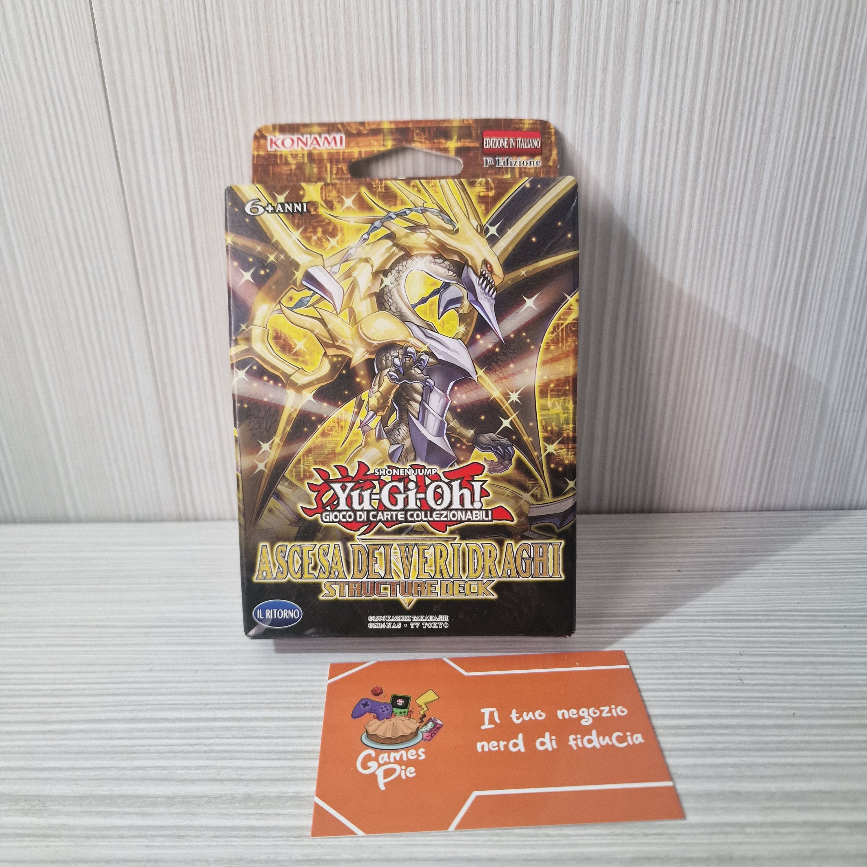 Konami Yu-Gi-Oh! Ascesa dei Veri Draghi Structure Deck ITALIANO 1a EDIZIONE Nuovo